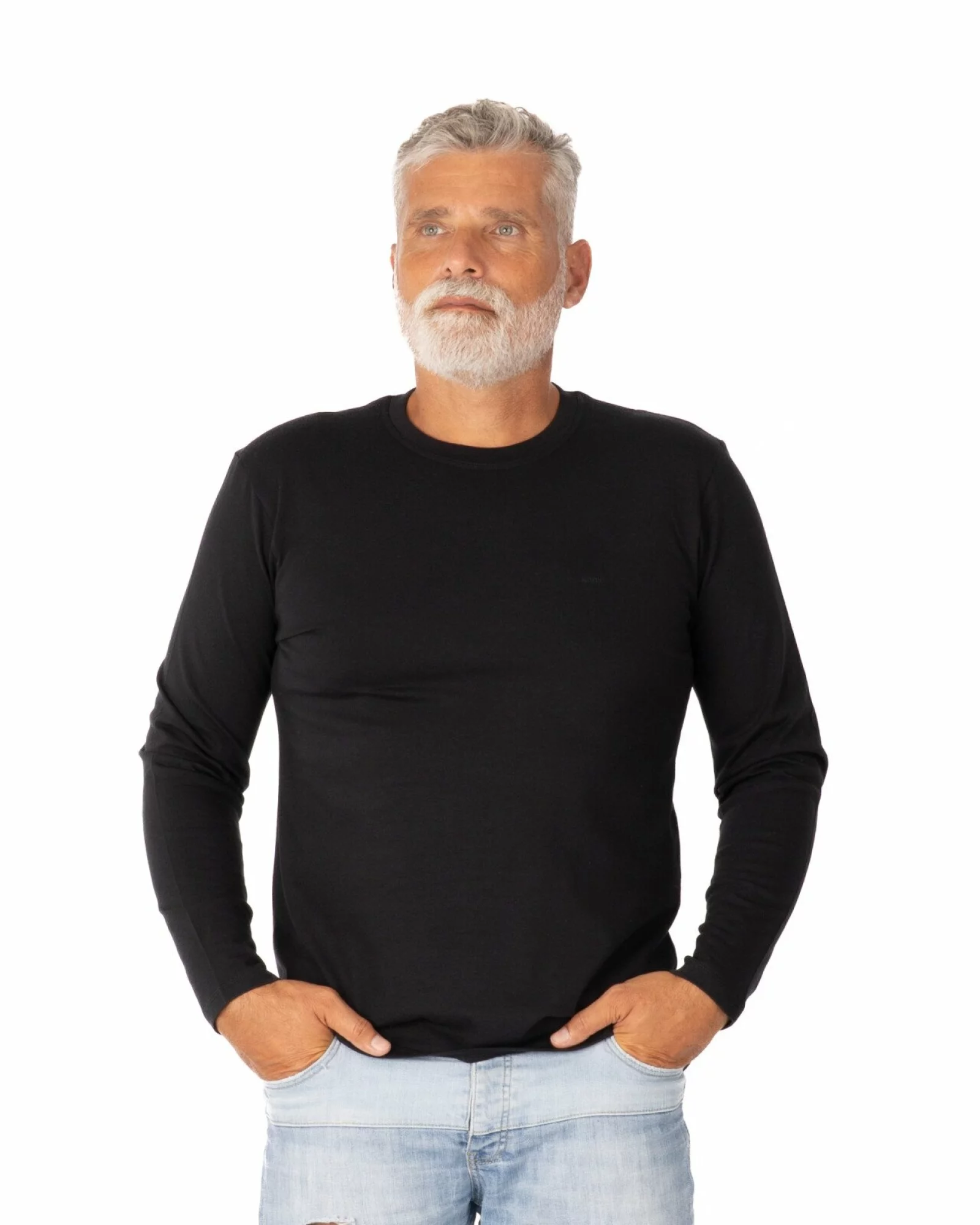 Bluză neagră bumbac
