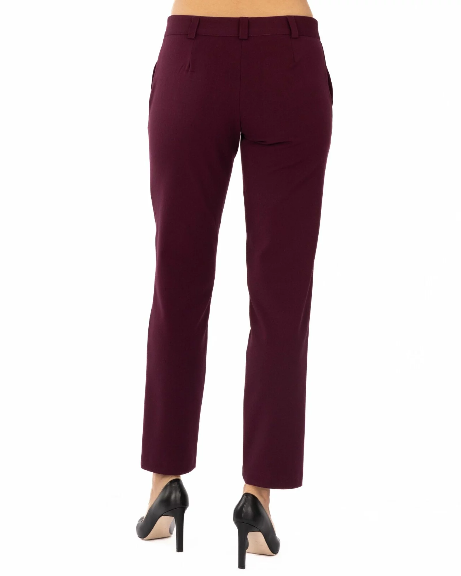 Pantaloni bordo închidere cu fermoar