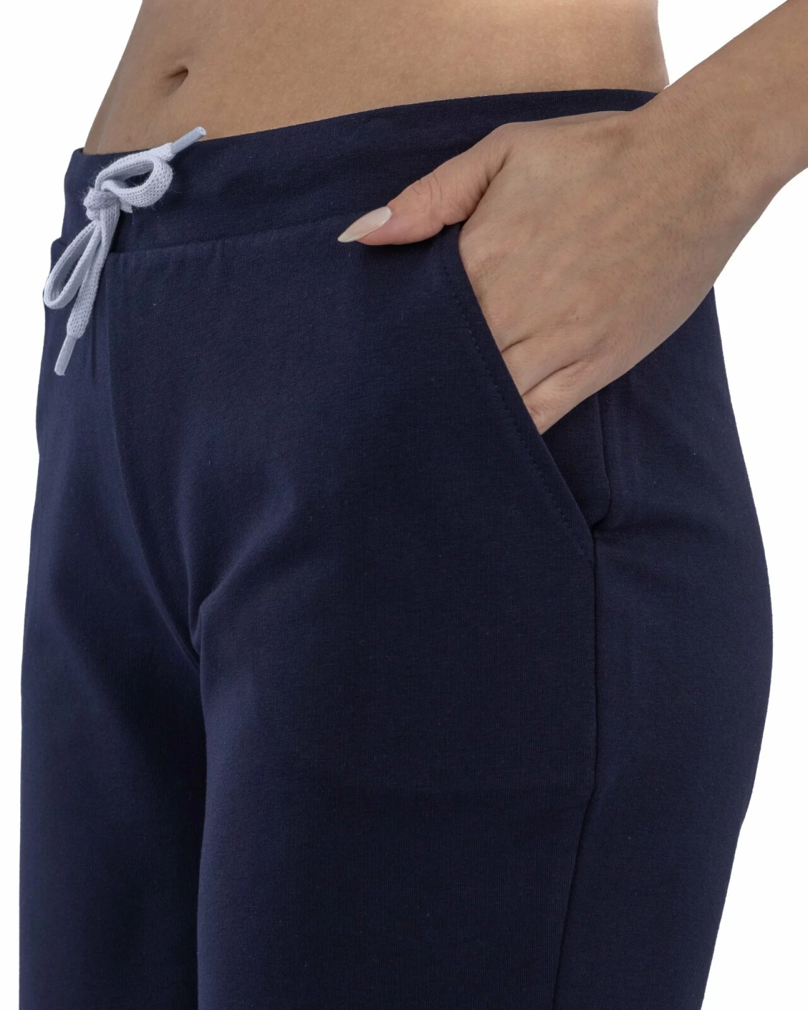 Pantaloni scurți bleumarin buzunare oblice