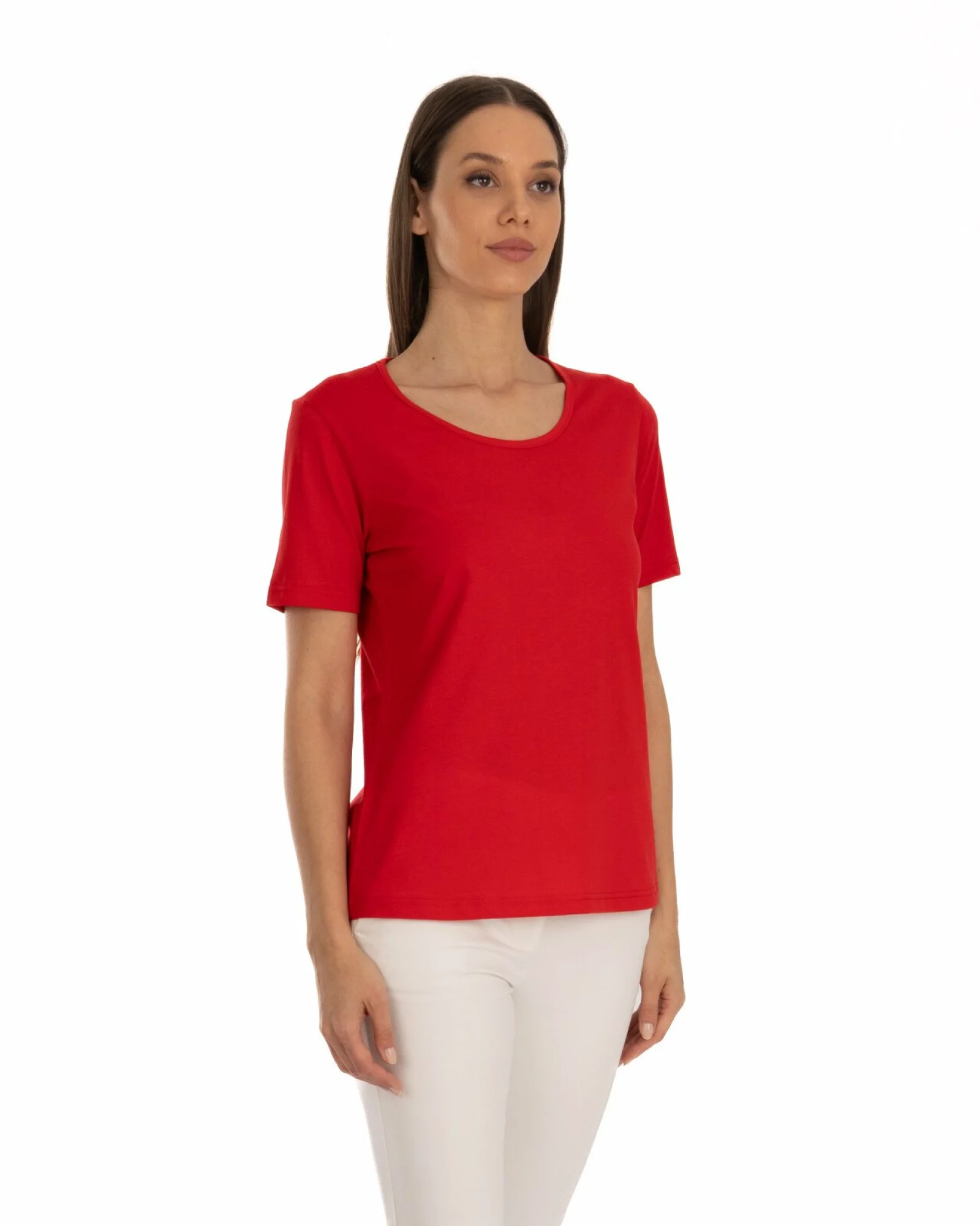 Tricou roșu bumbac