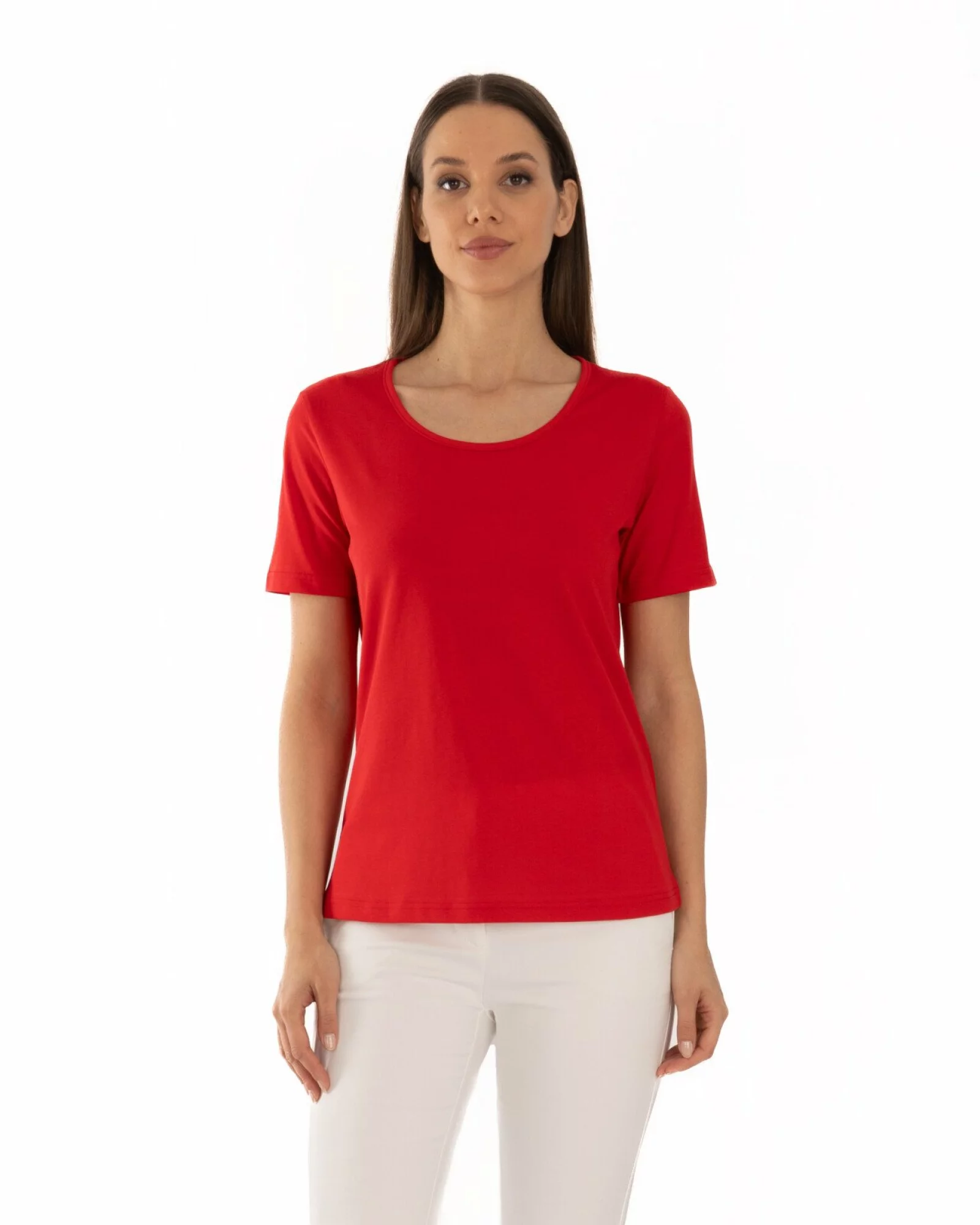 Tricou roșu bumbac