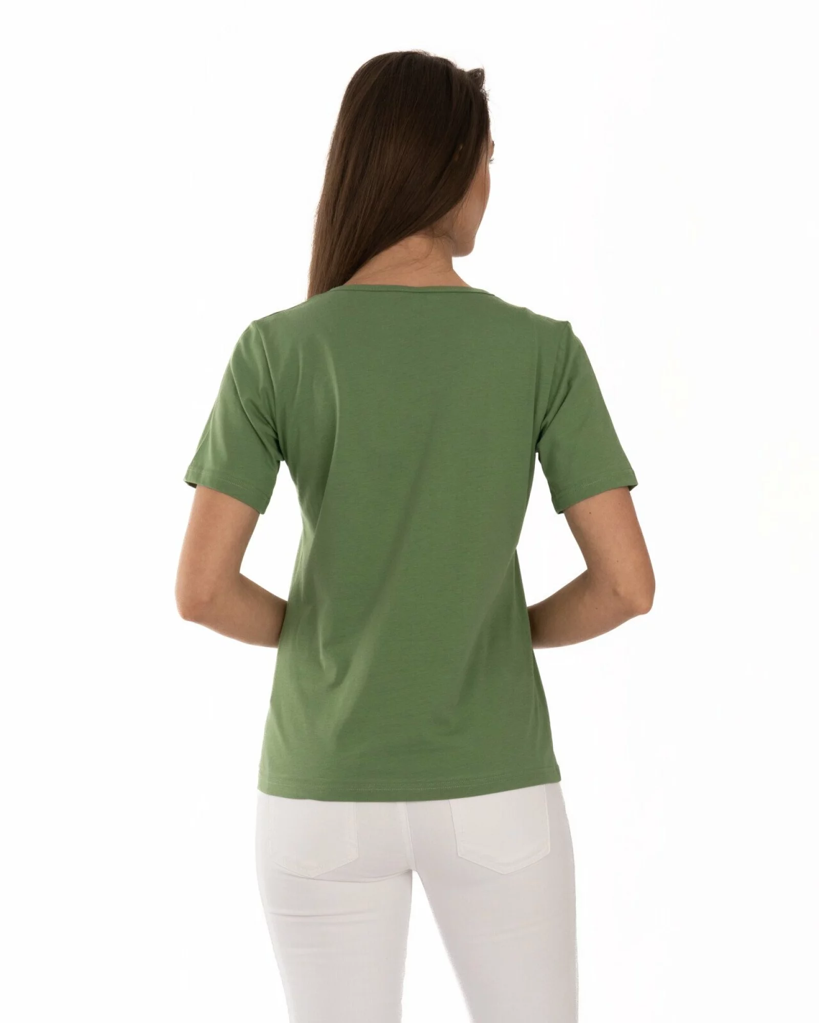 Tricou kaki bumbac