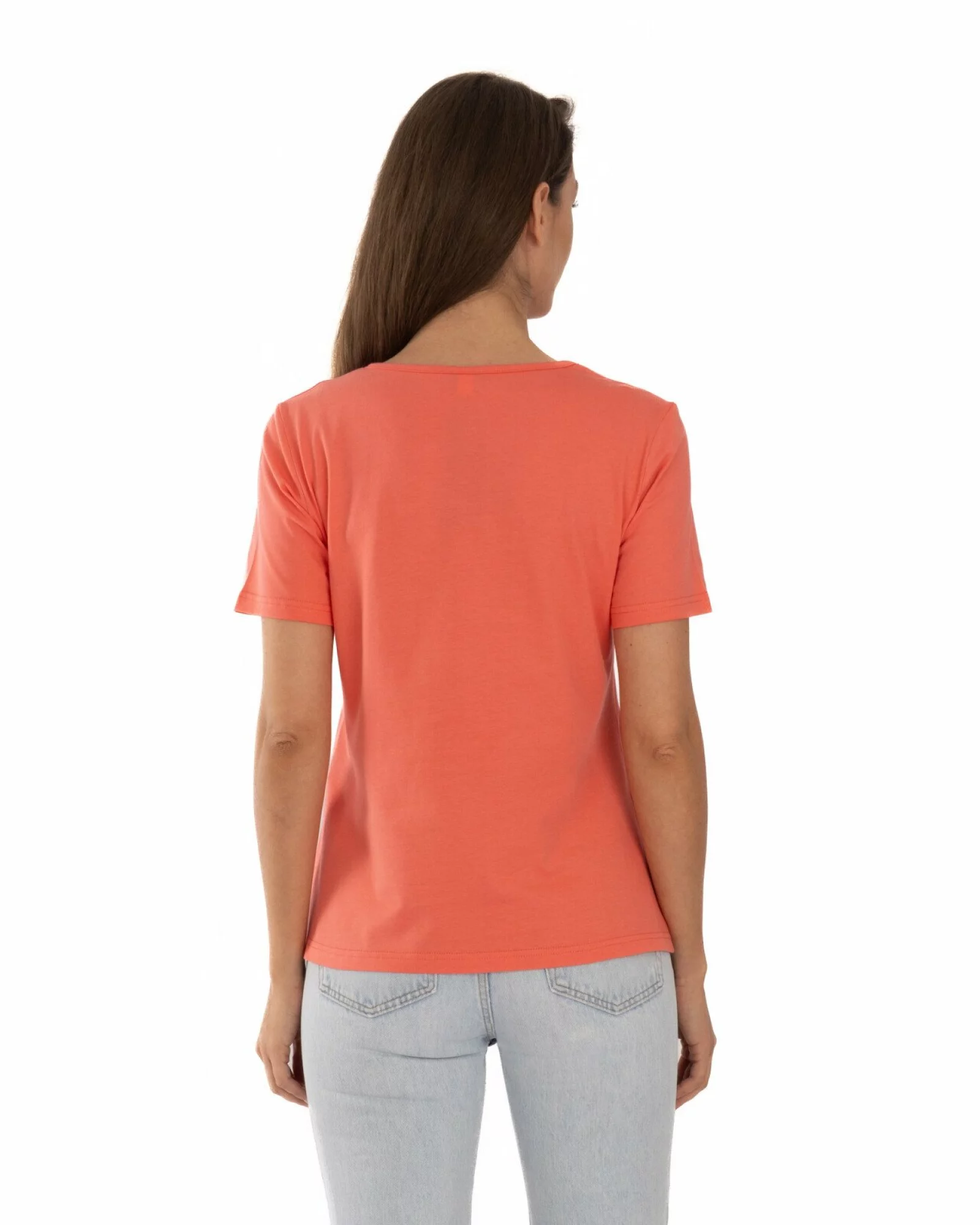 Tricou coral bumbac