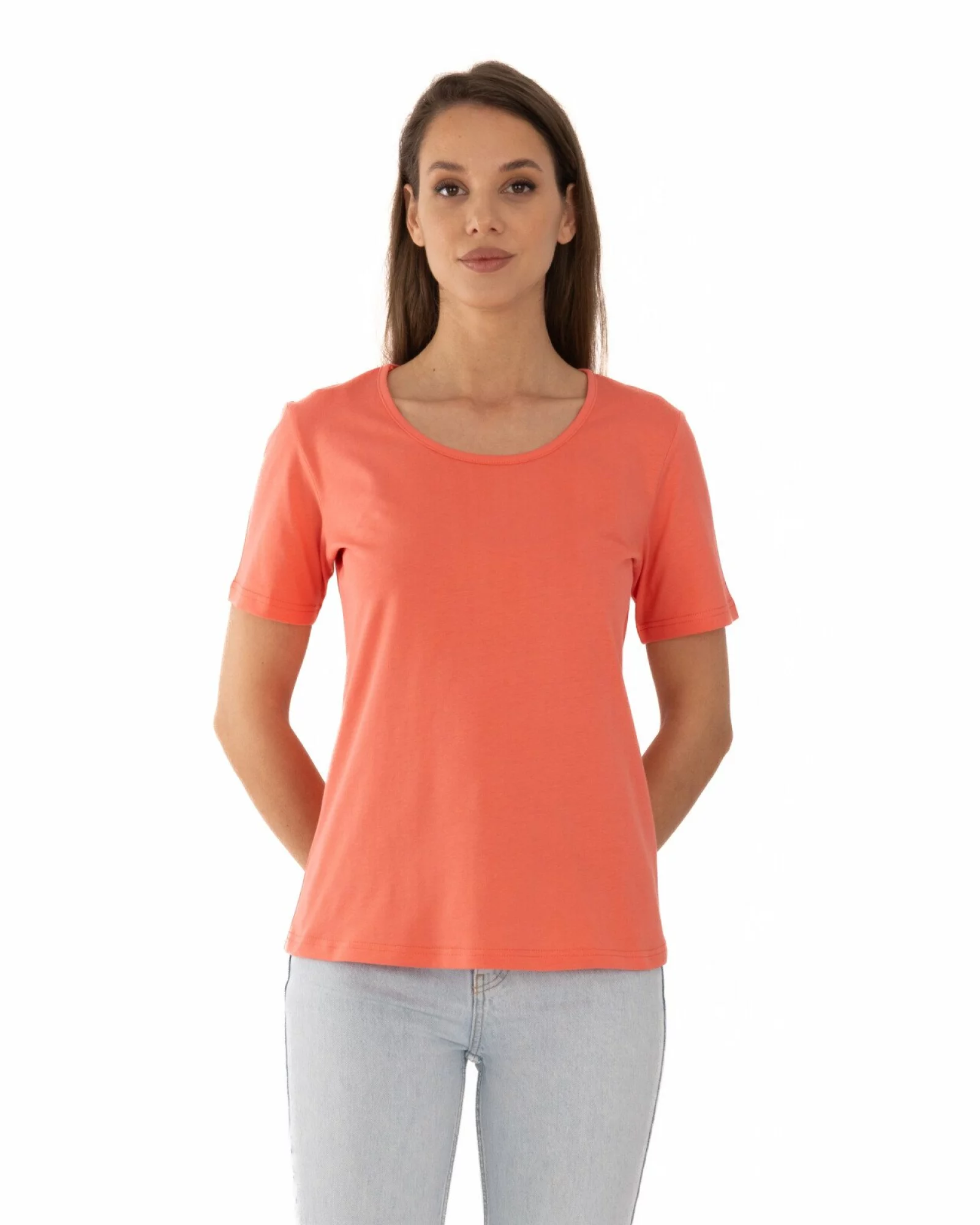 Tricou coral bumbac