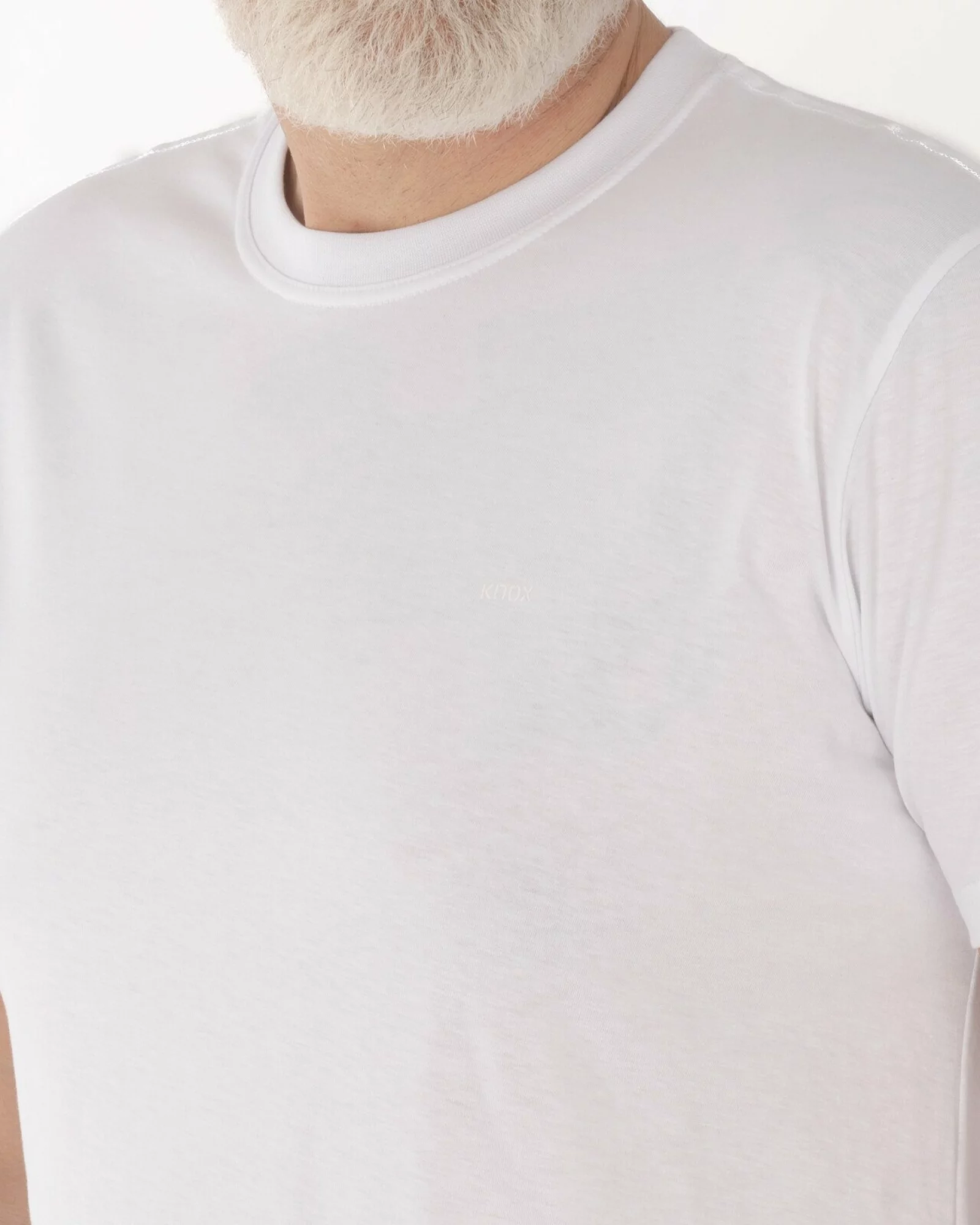 Tricou alb bumbac