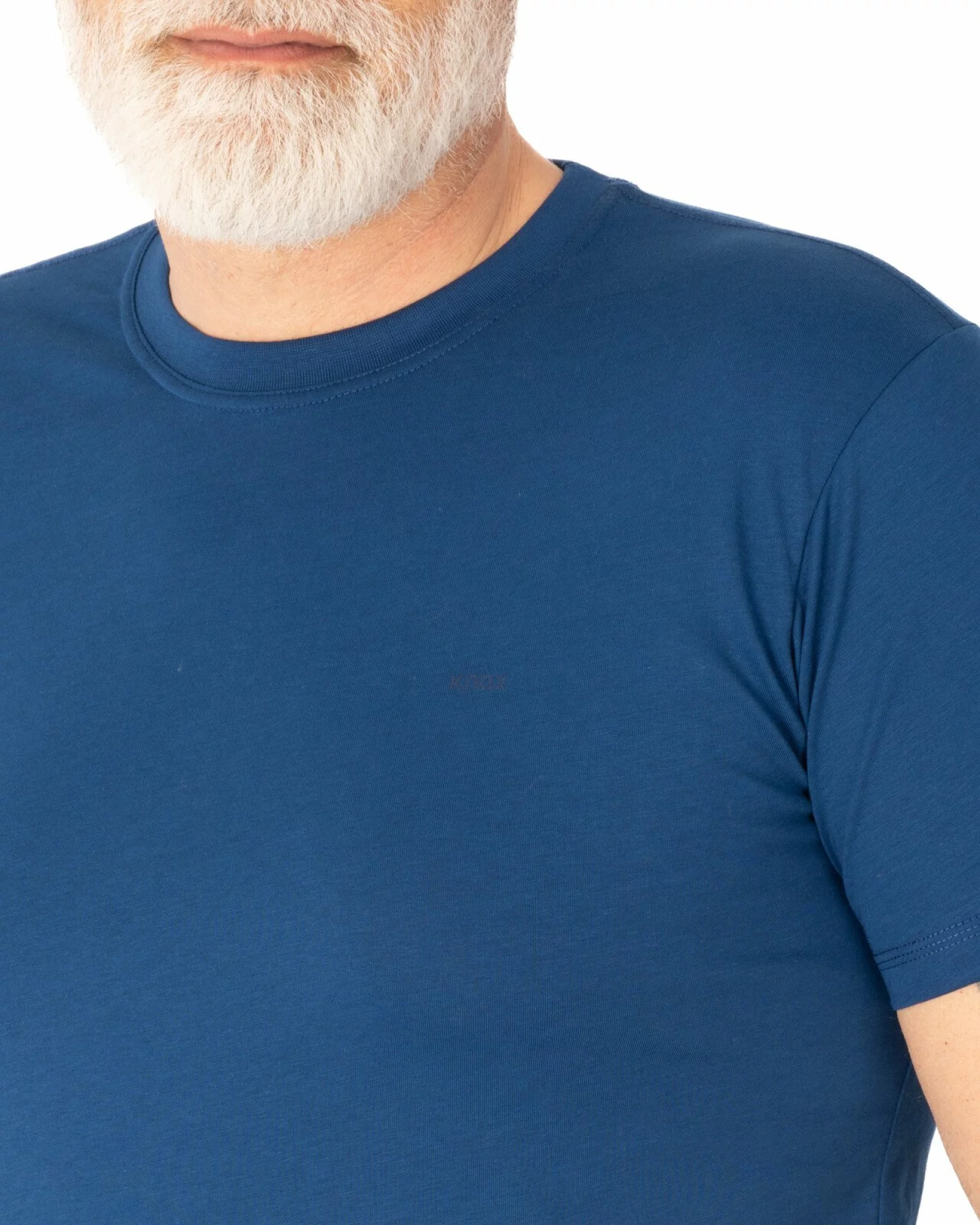 Tricou albastru petrol bumbac