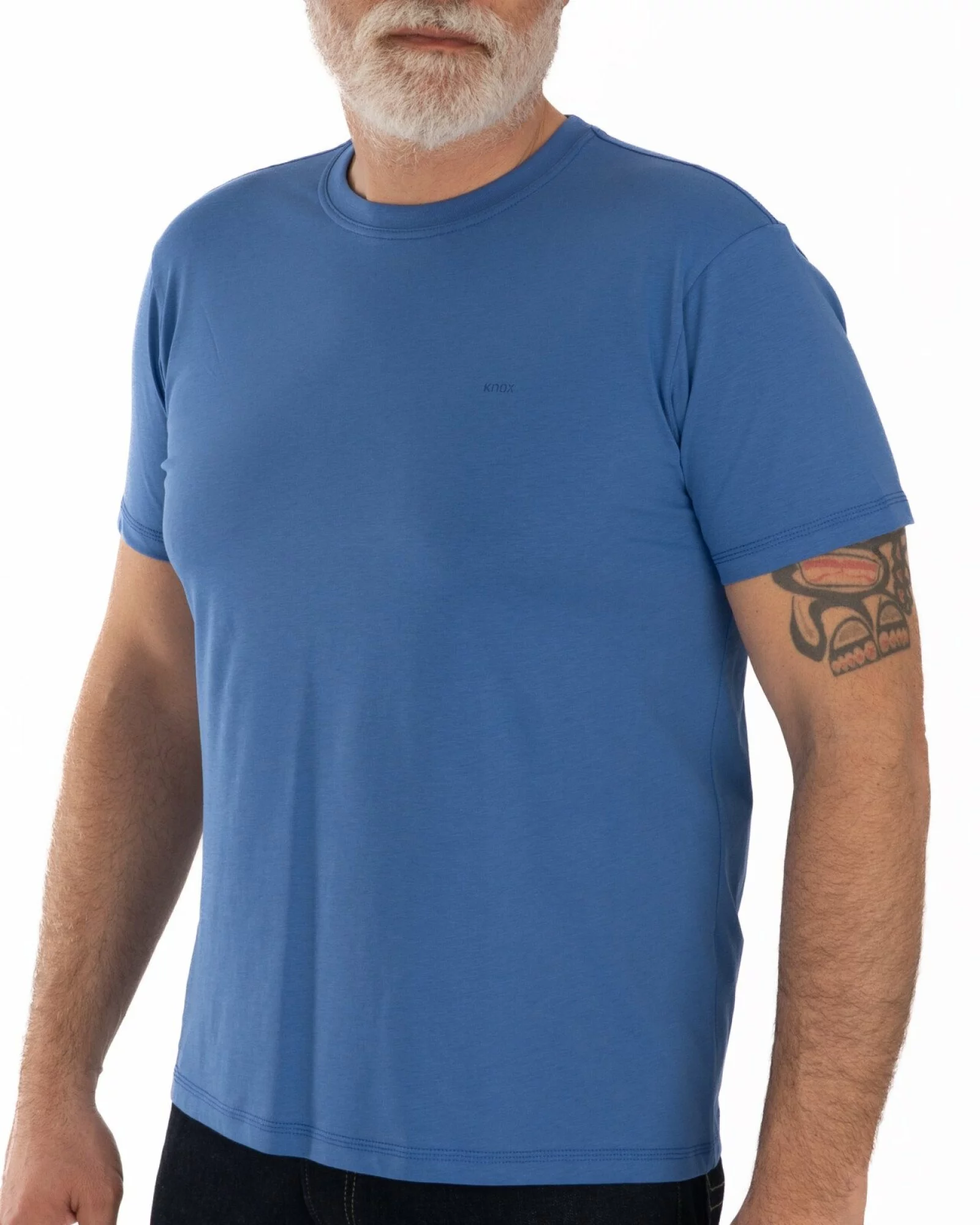 Tricou albastru royal bumbac