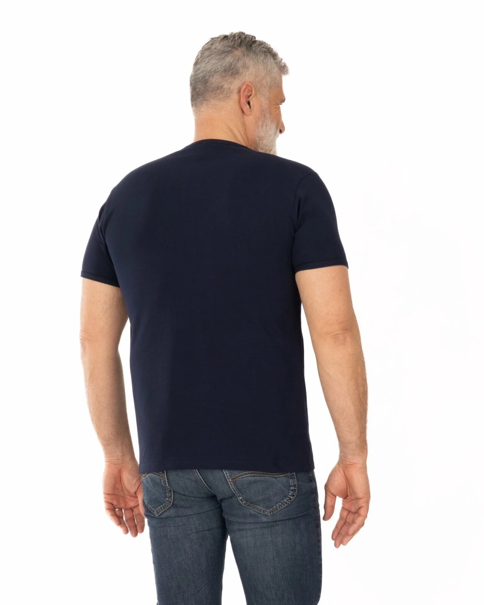 Tricou bleumarin bumbac