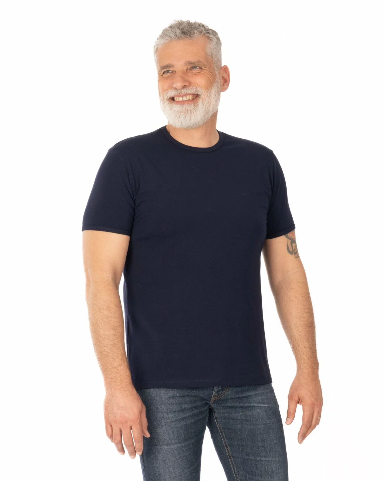 Tricou bleumarin bumbac