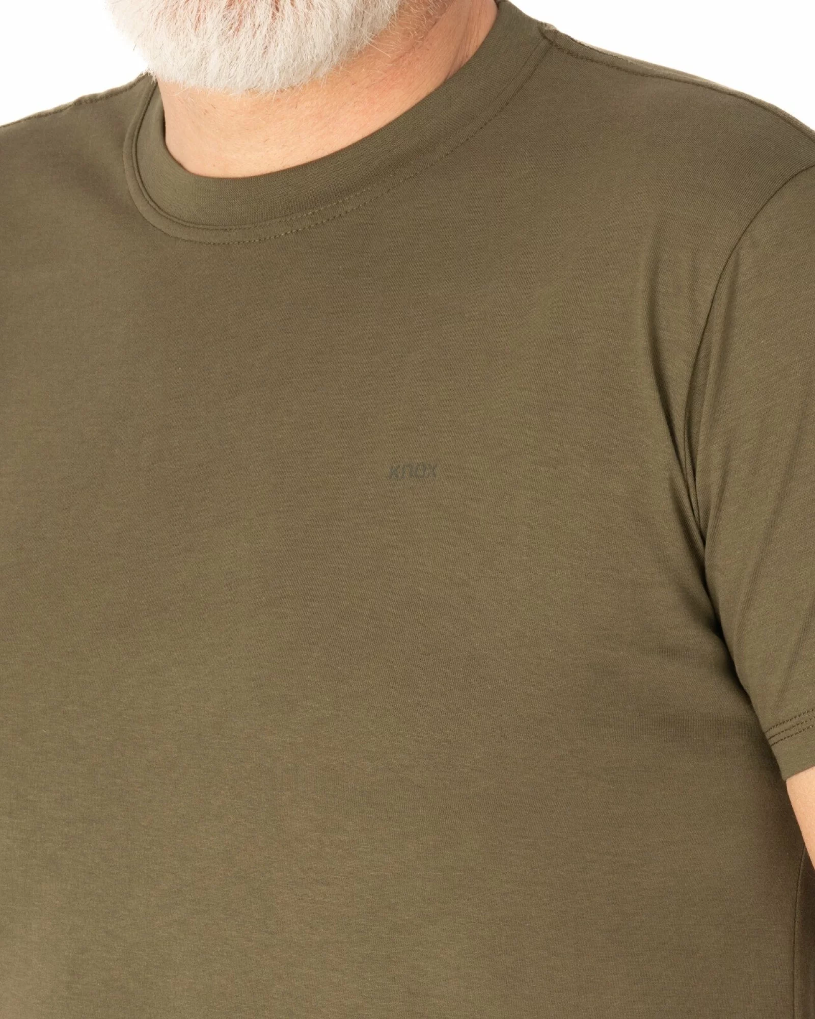 Tricou kaki închis bumbac