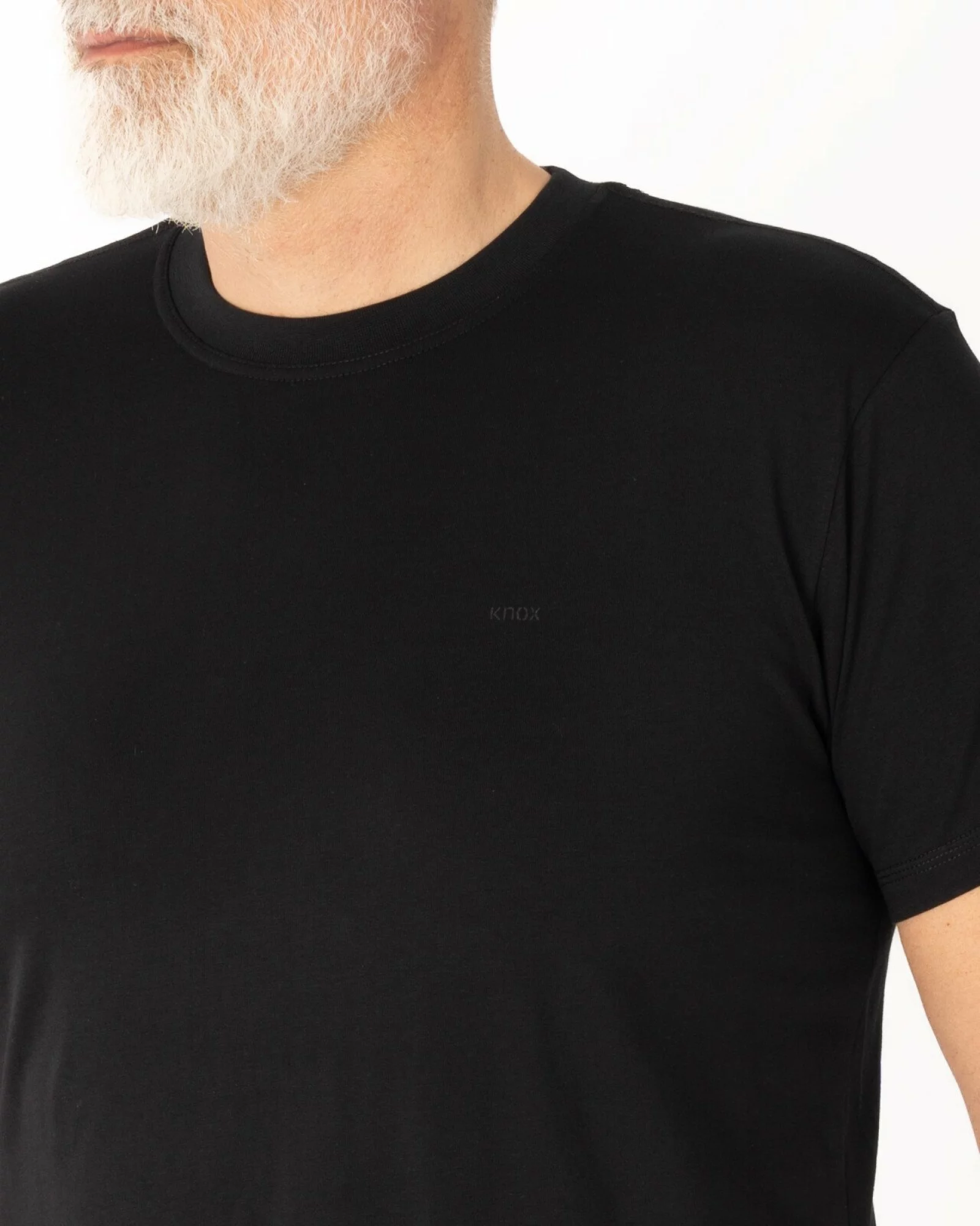 Tricou negru bumbac