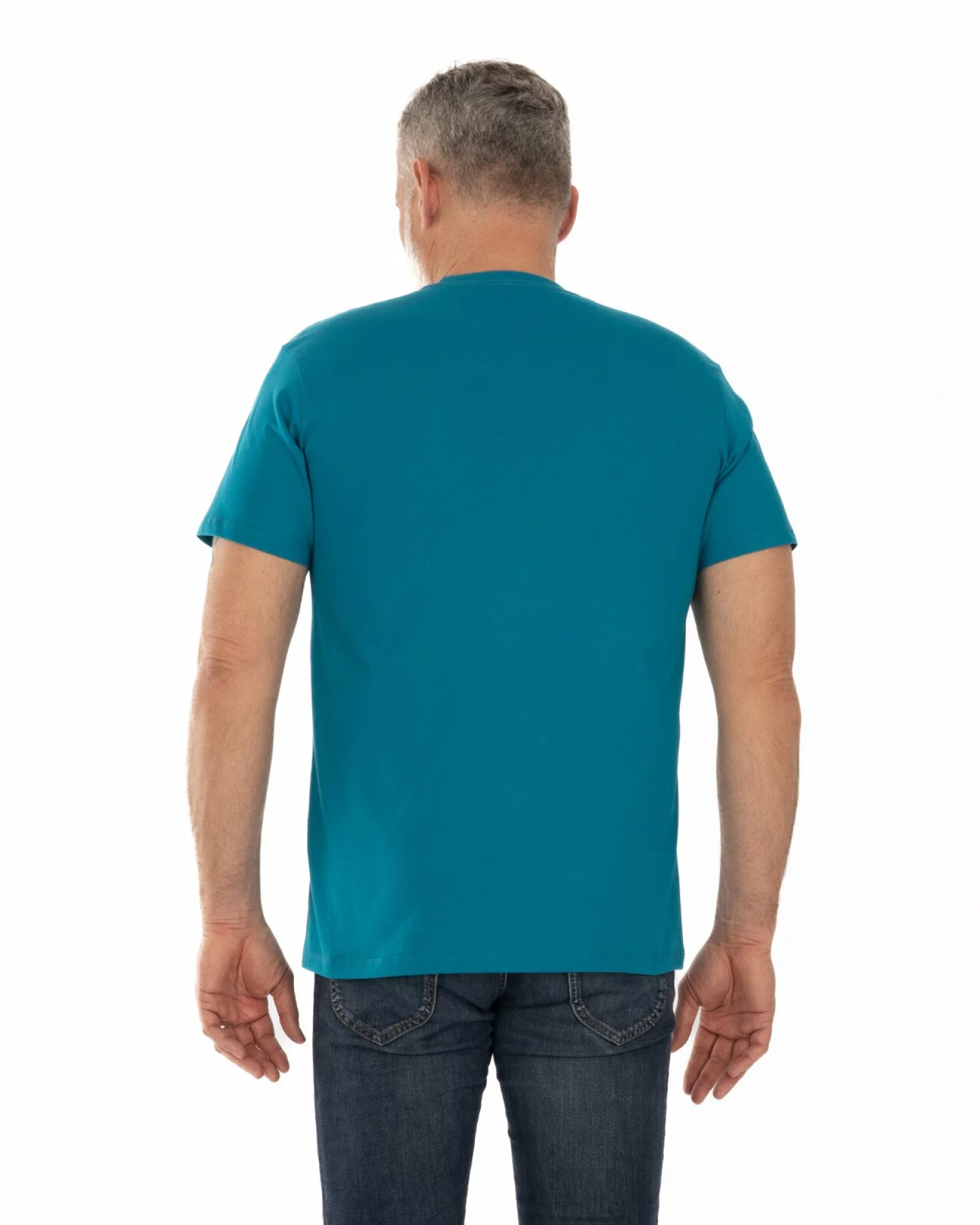 Tricou petrol bumbac
