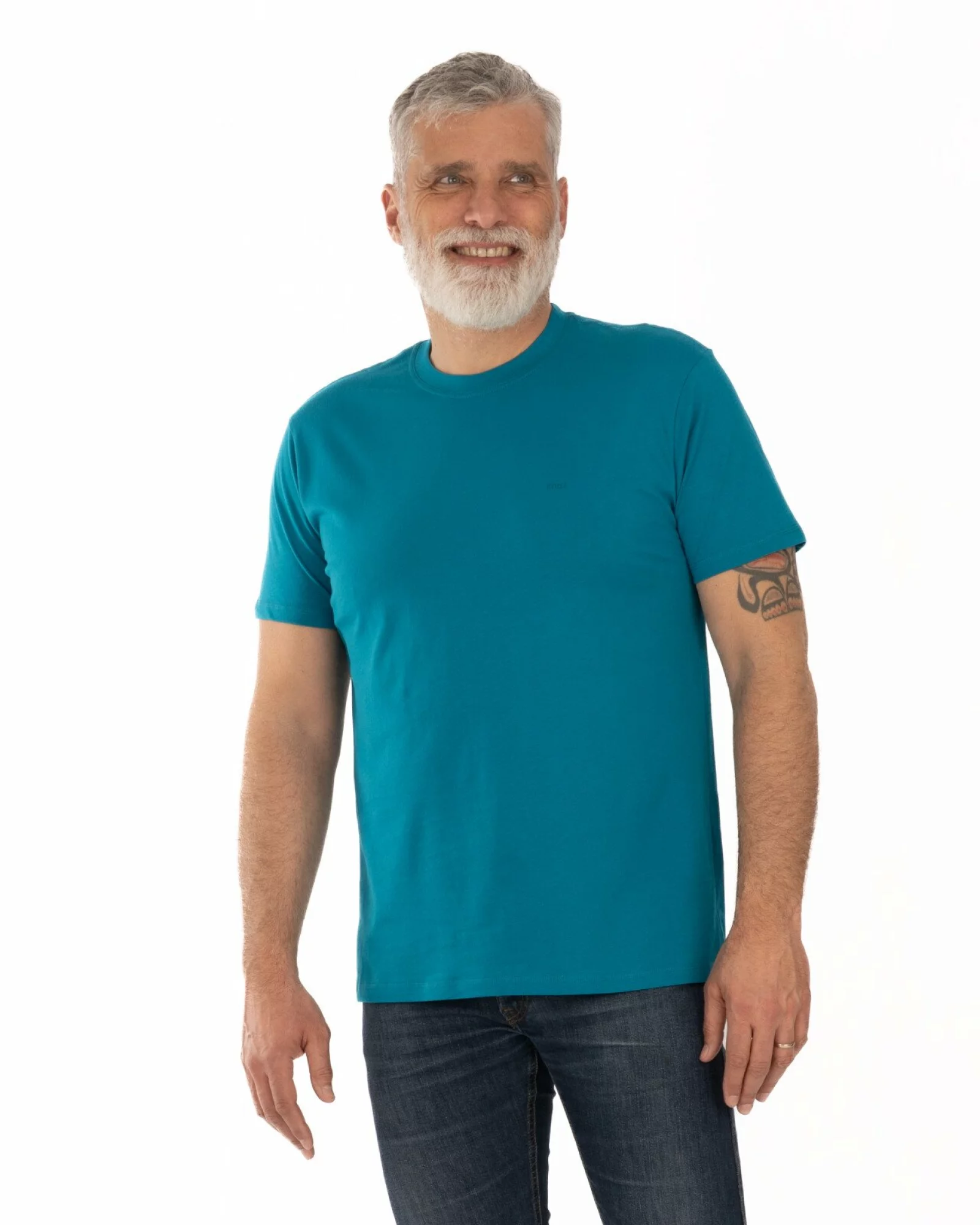 Tricou petrol bumbac
