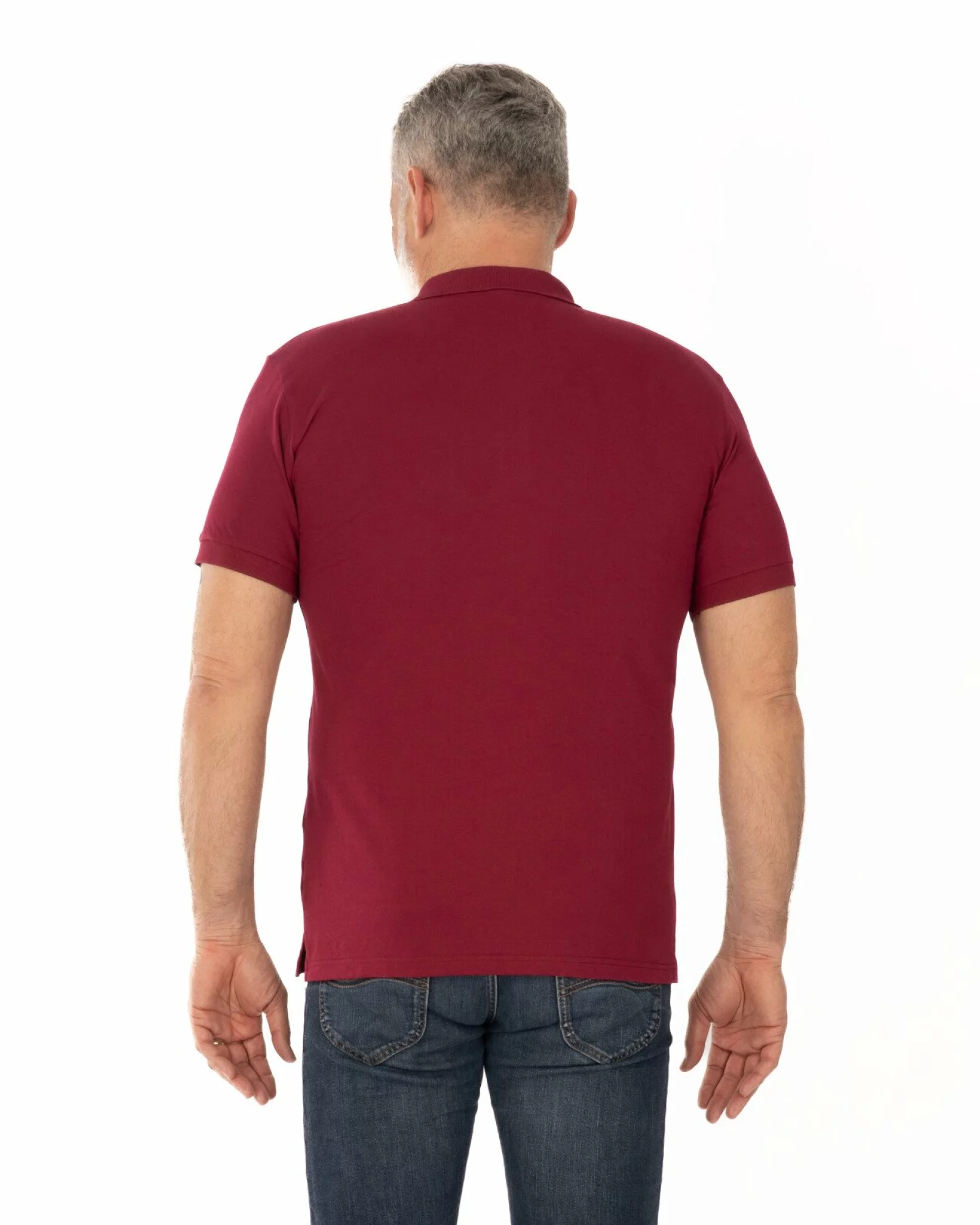 Tricou polo piquet bordo din bumbac cu buzunar