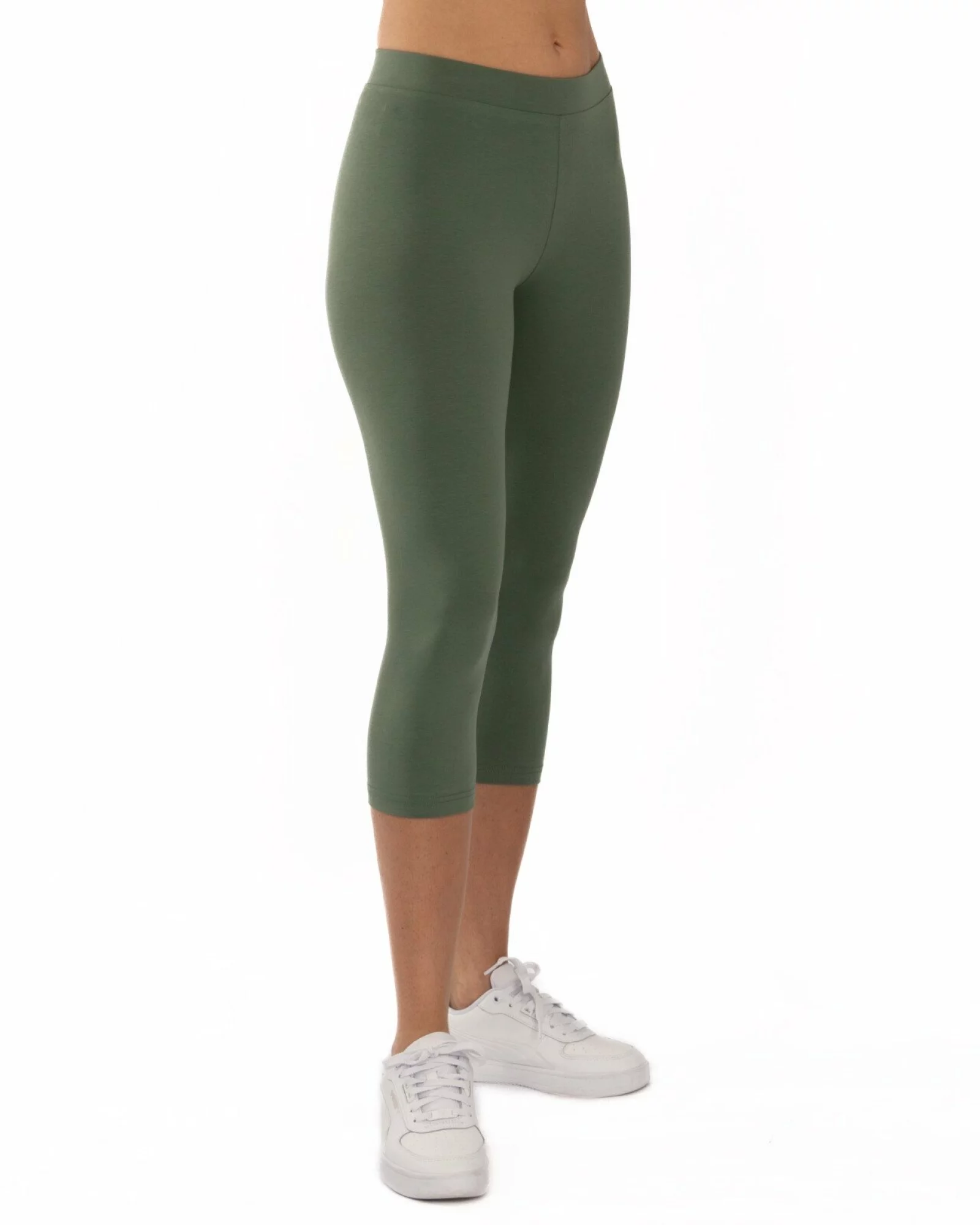Colanți olive 3/4