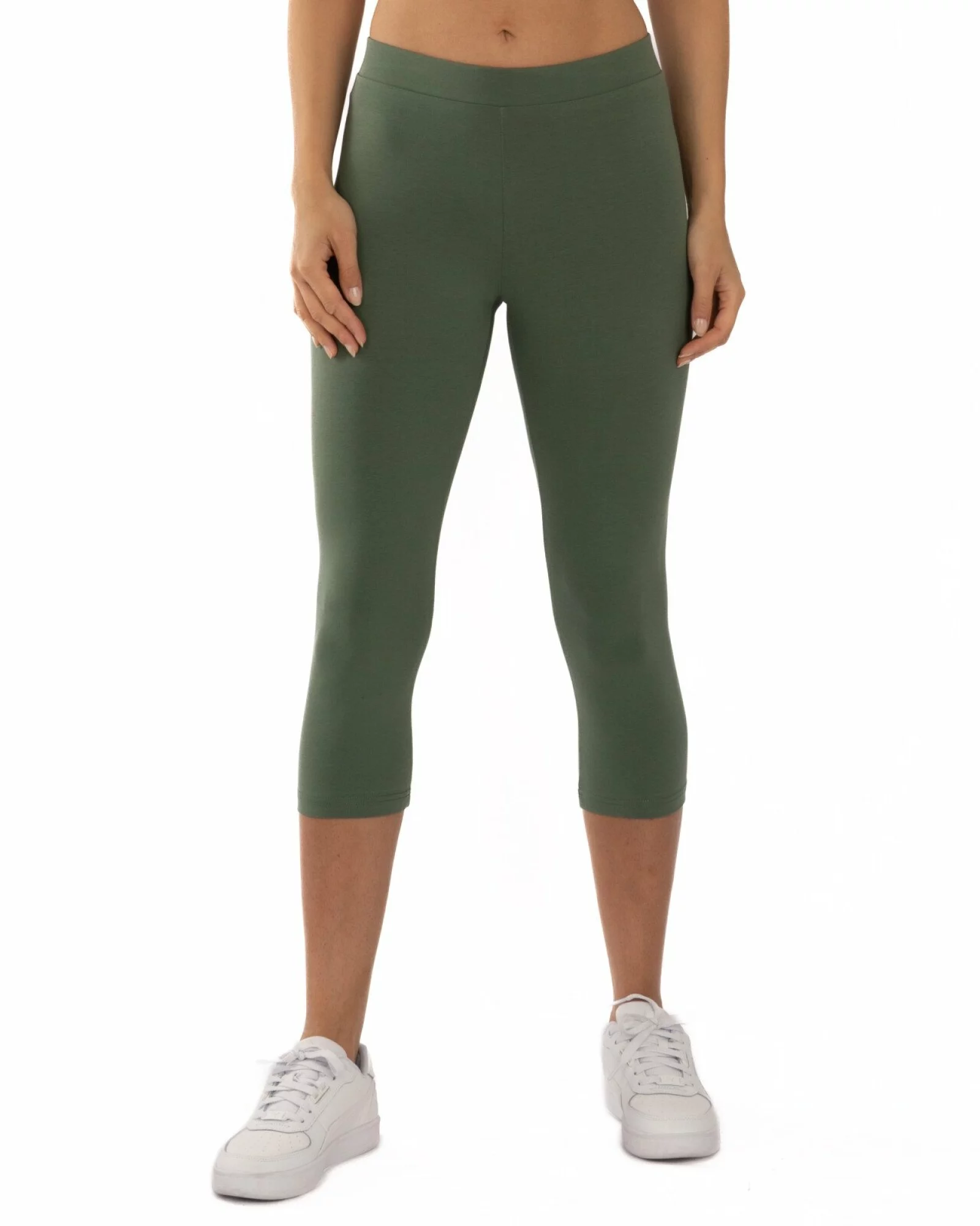 Colanți olive 3/4