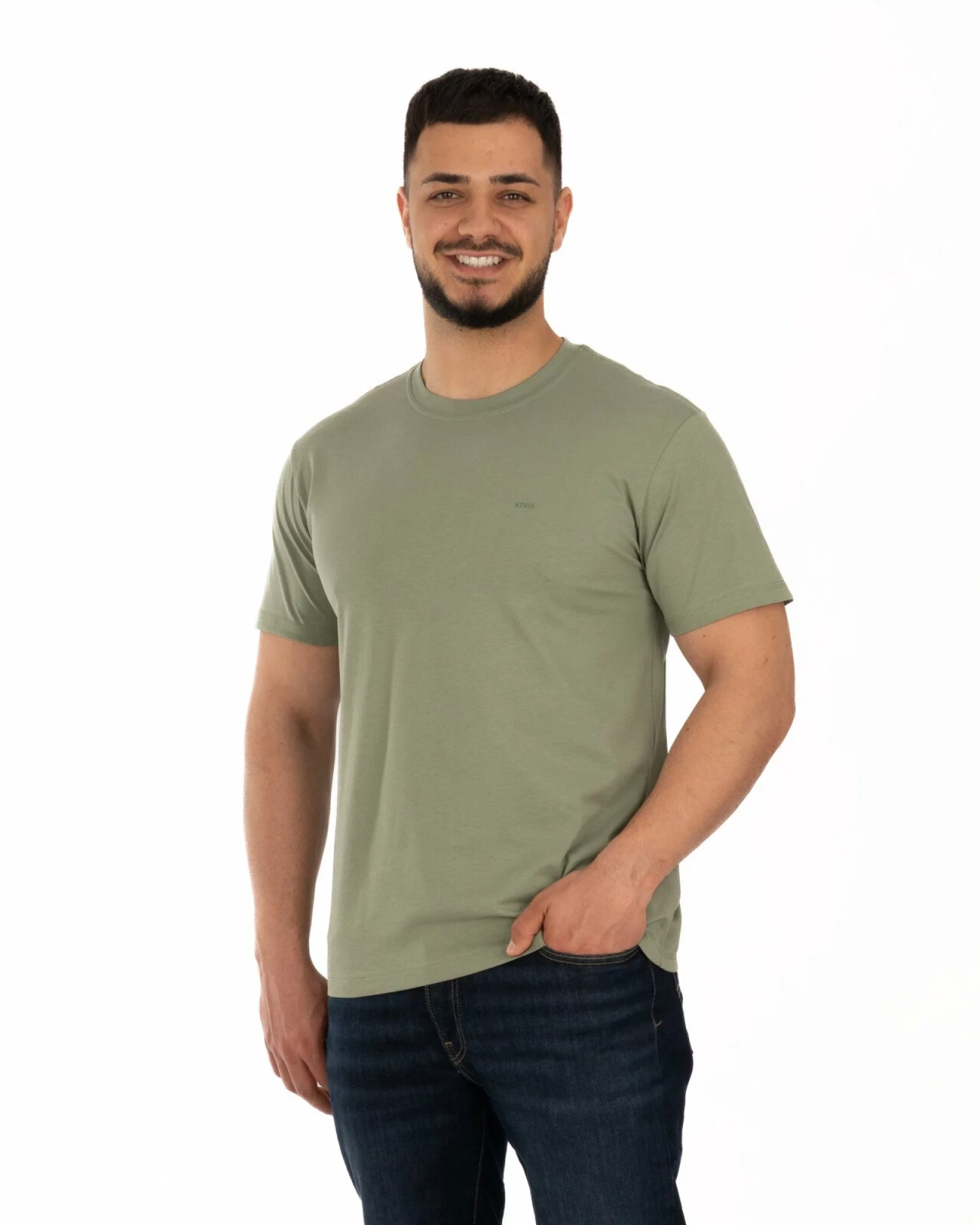 Tricou oliv bumbac
