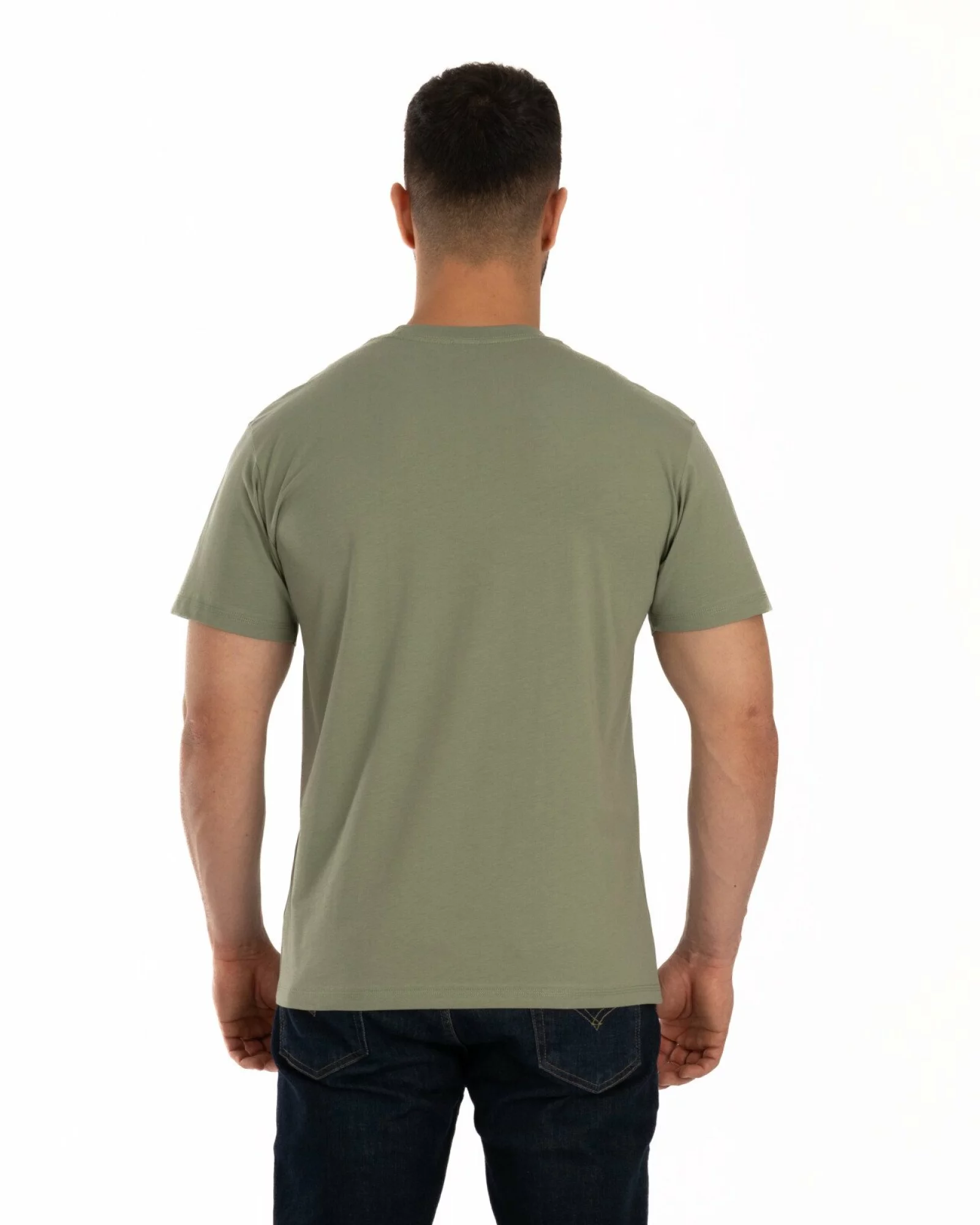 Tricou oliv bumbac