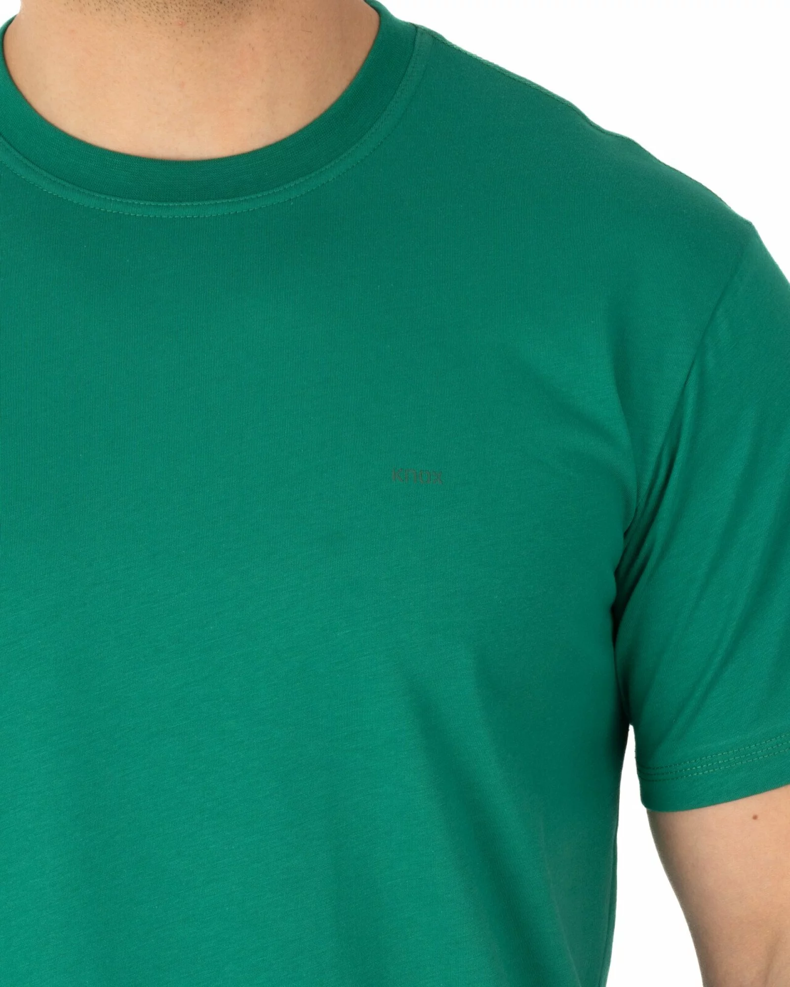 Tricou verde bumbac