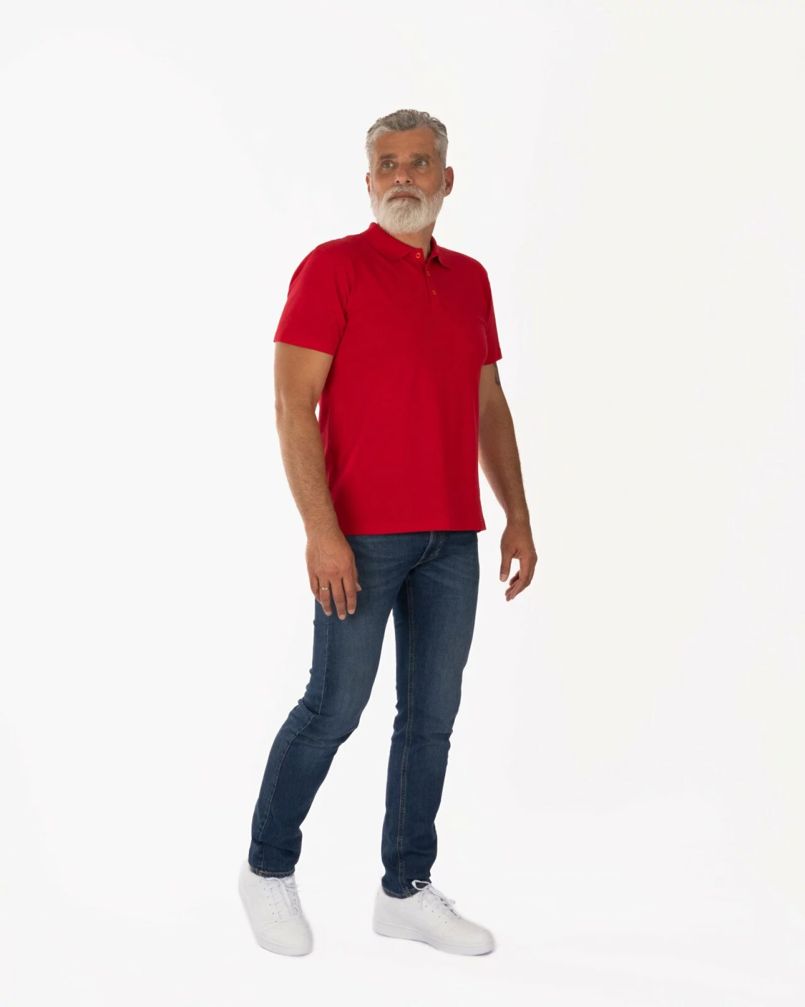 Tricou polo roșu bărbați T.4551