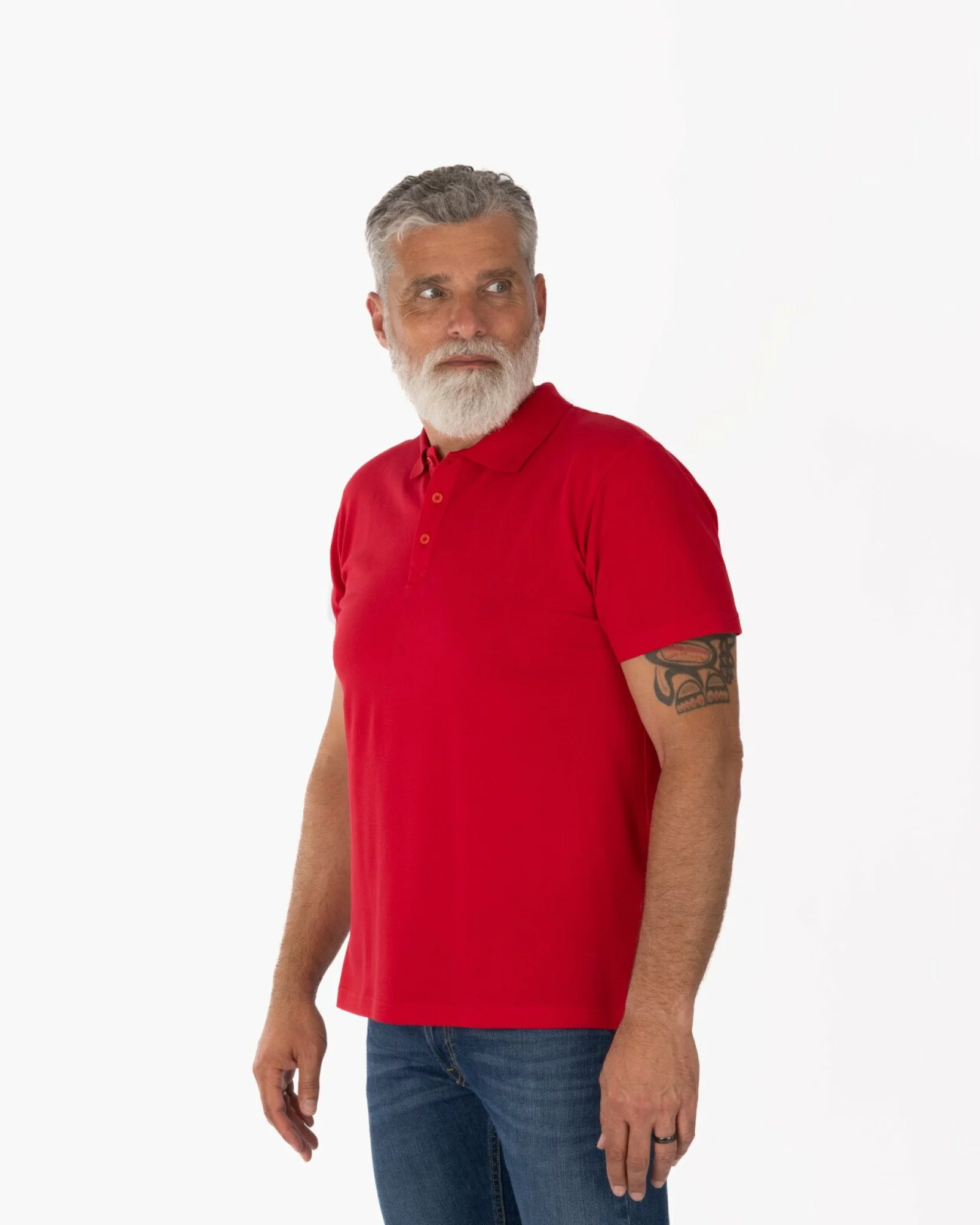 Tricou polo roșu bărbați T.4551