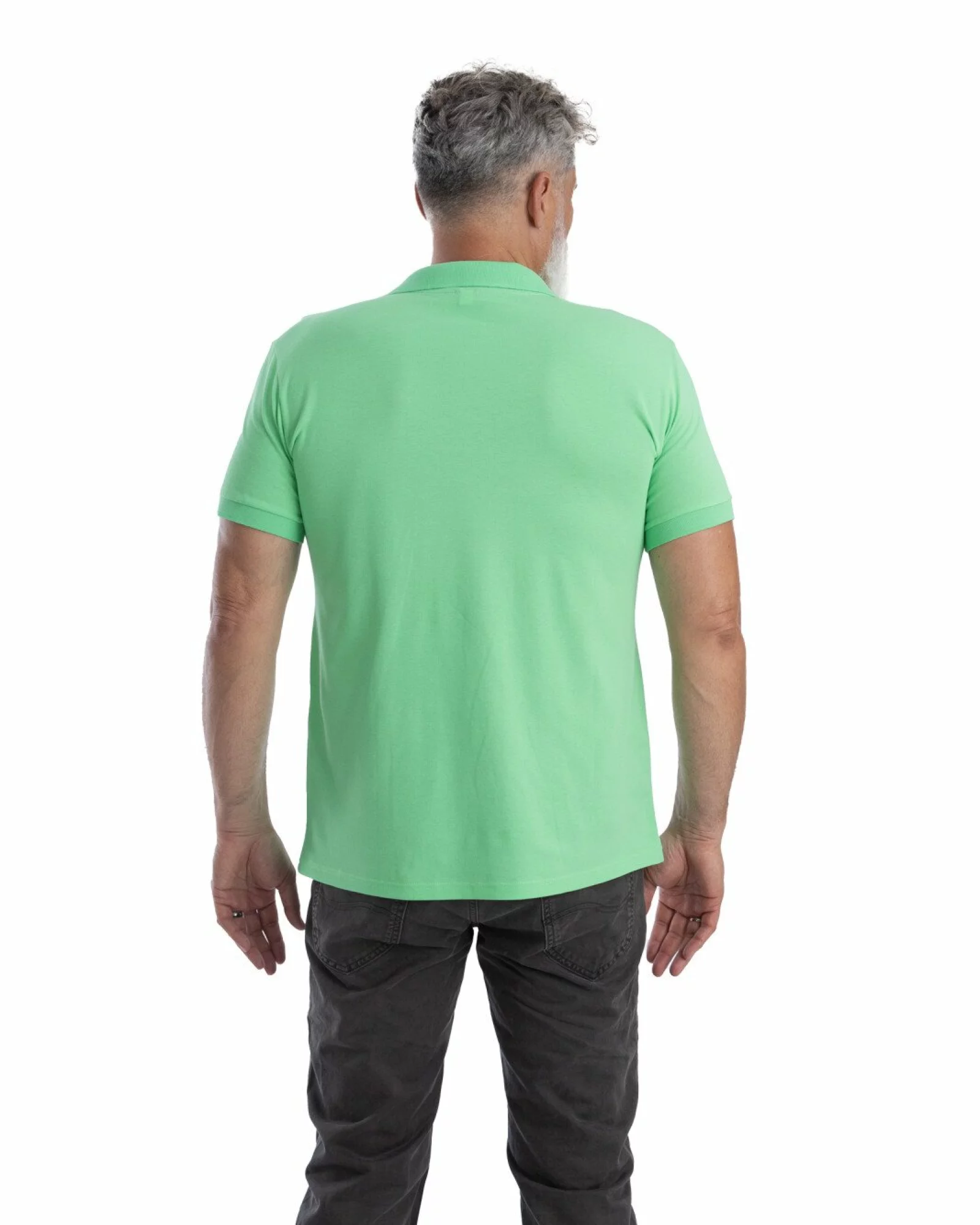 Tricou polo pique clasic verde deschis