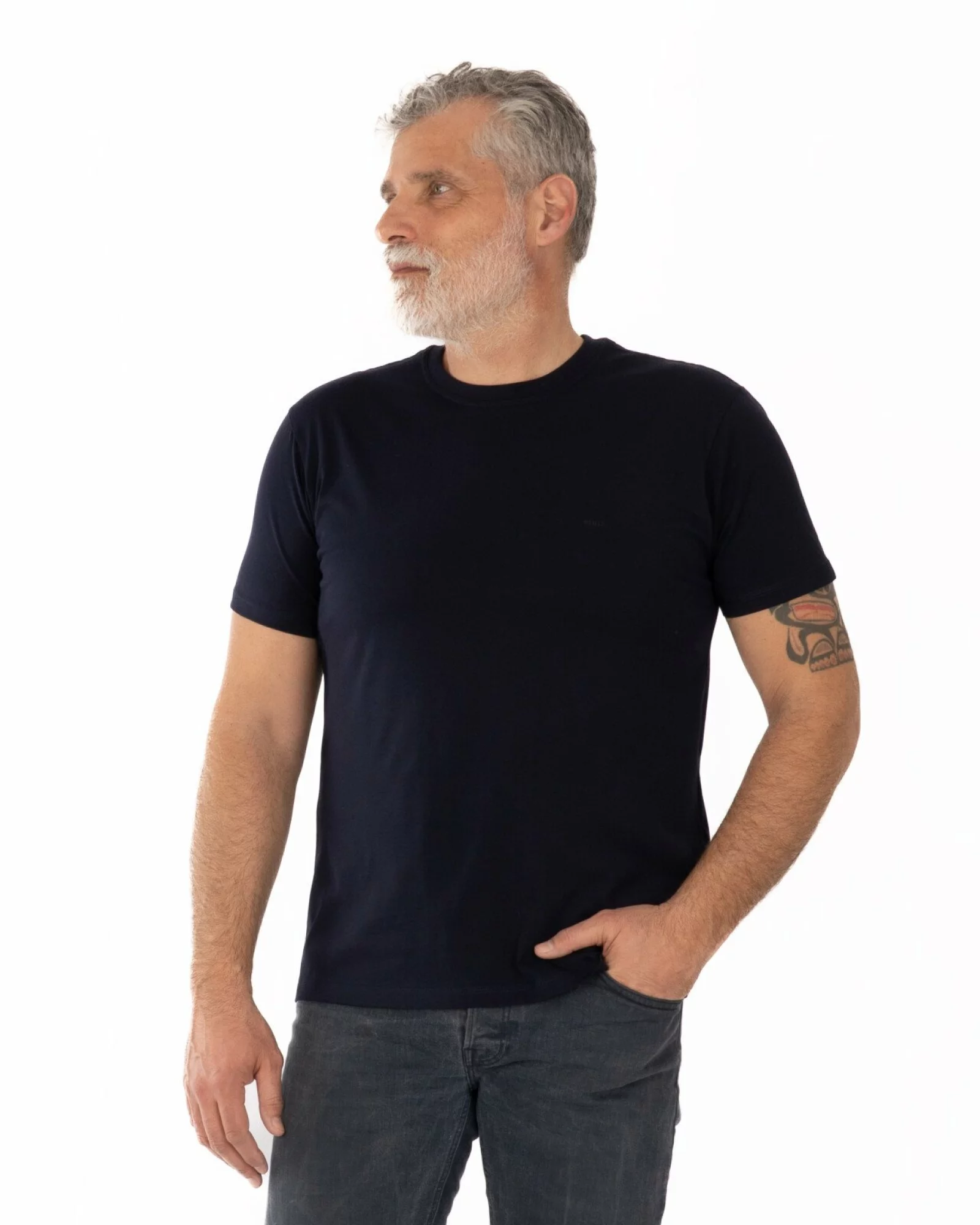 Tricou bleumarin bumbac