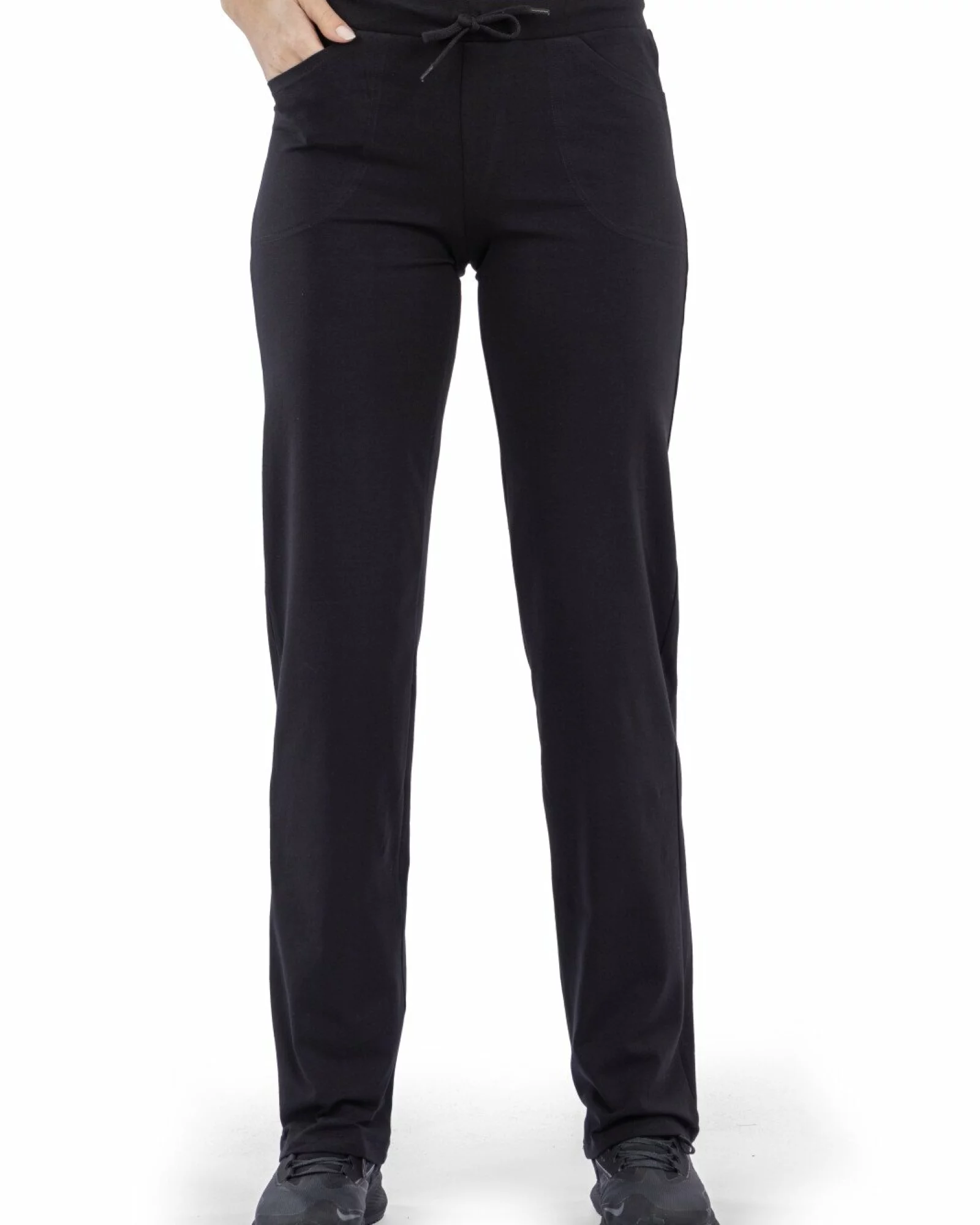 Pantaloni negri de vară clasici