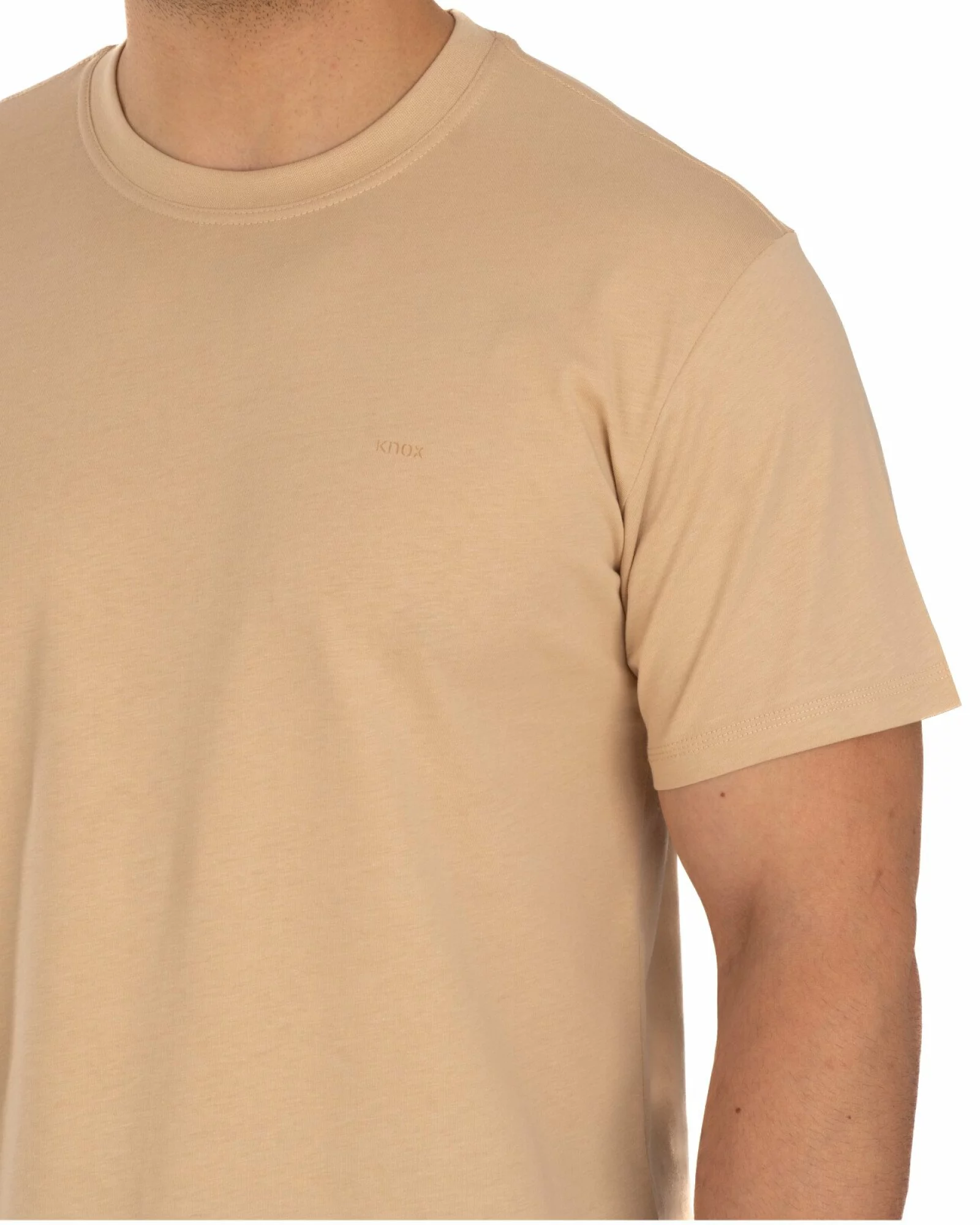Tricou crem bumbac