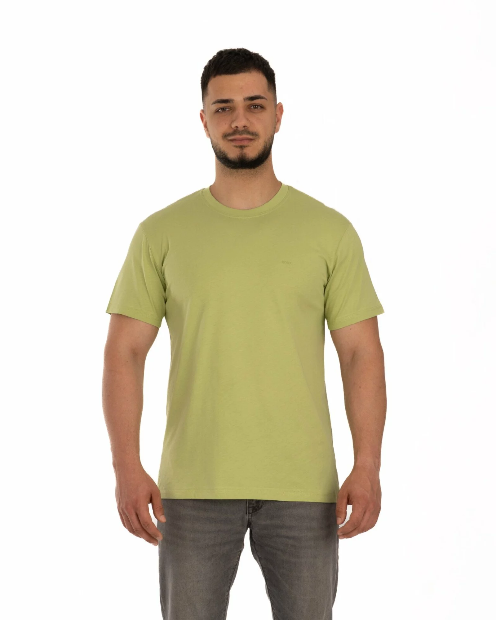 Tricou verde deschis bumbac