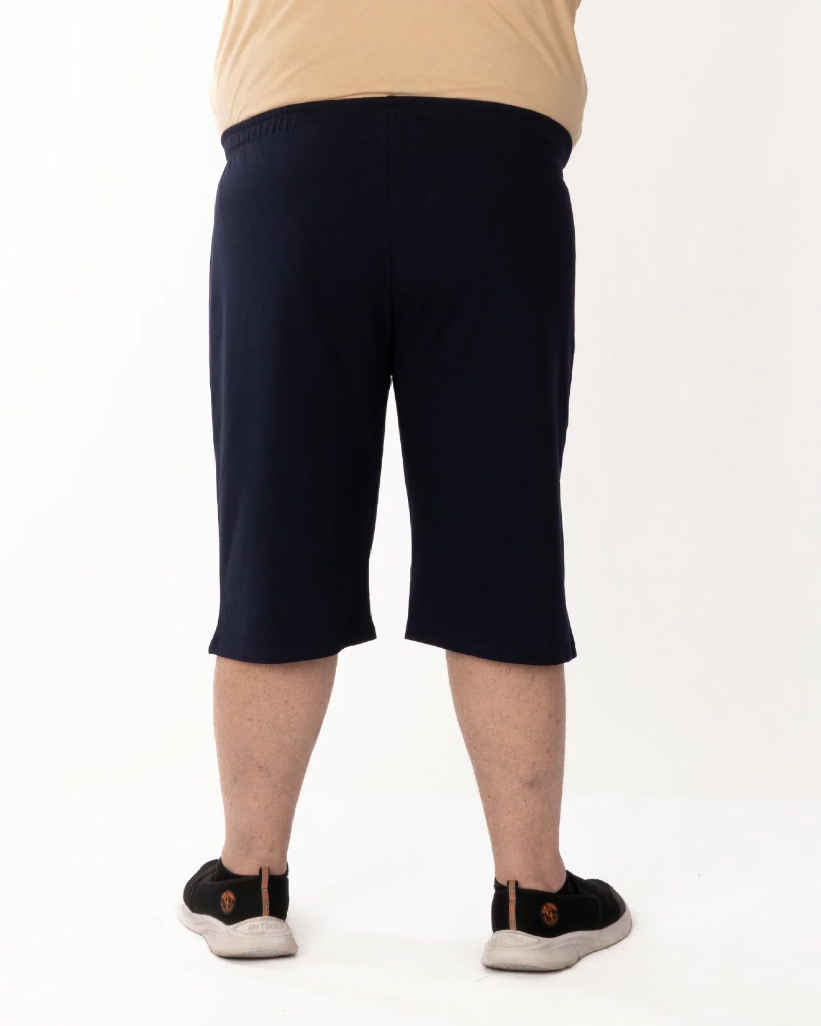 Pantaloni scurți bleumarin mărimi mari buzunare cu fermoar