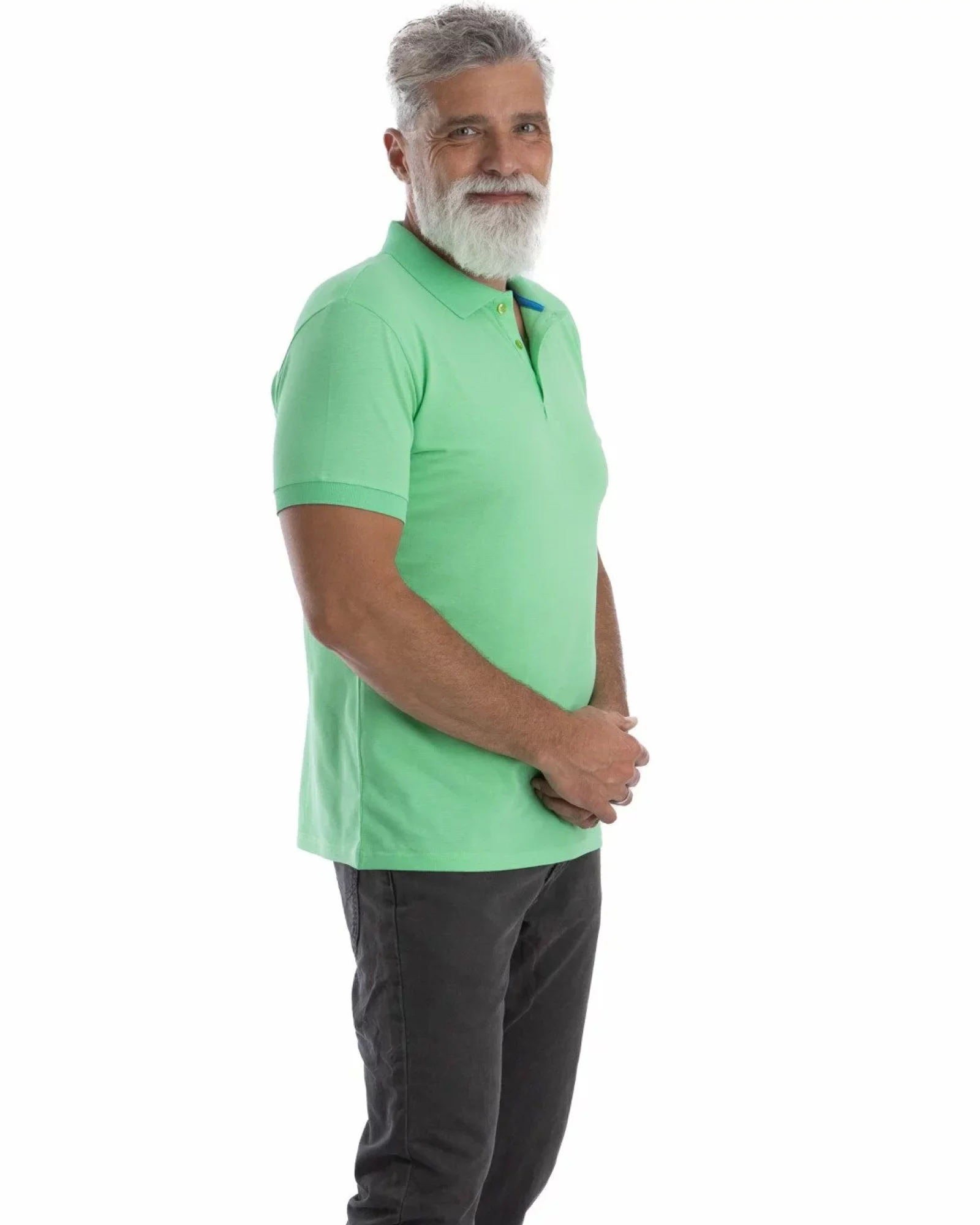 Tricou polo verde deschis T.4514