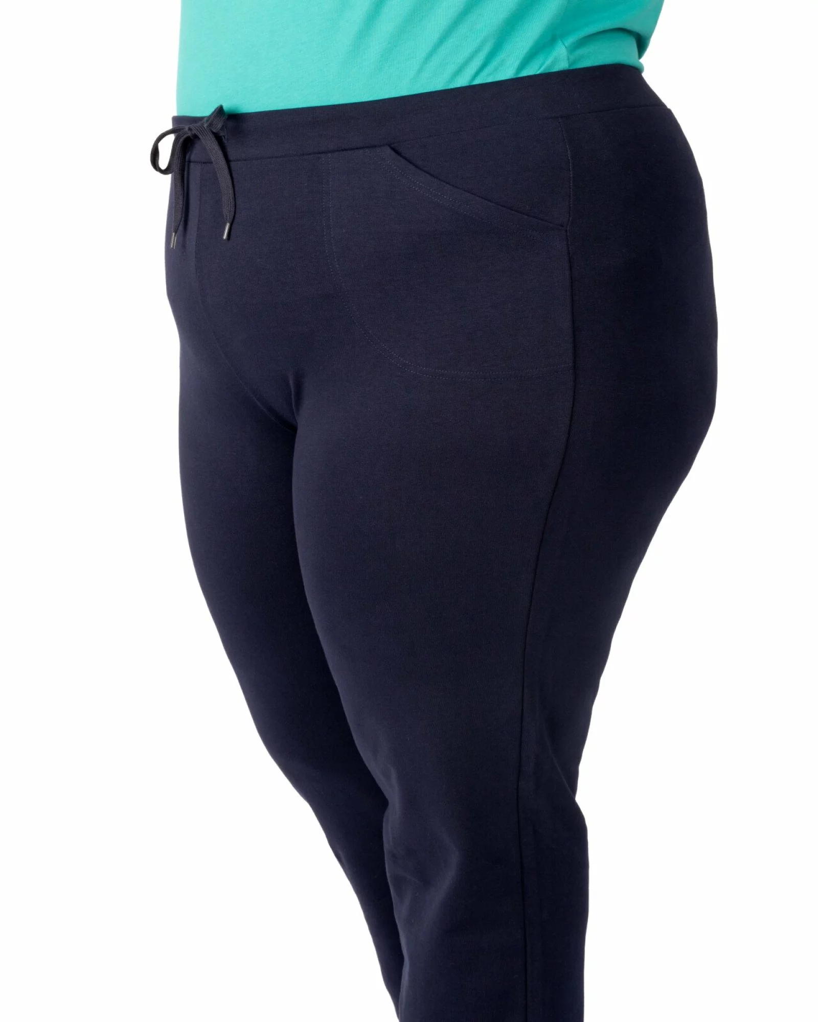 Pantaloni de trening damă mărimi mari bleumarin P.2026