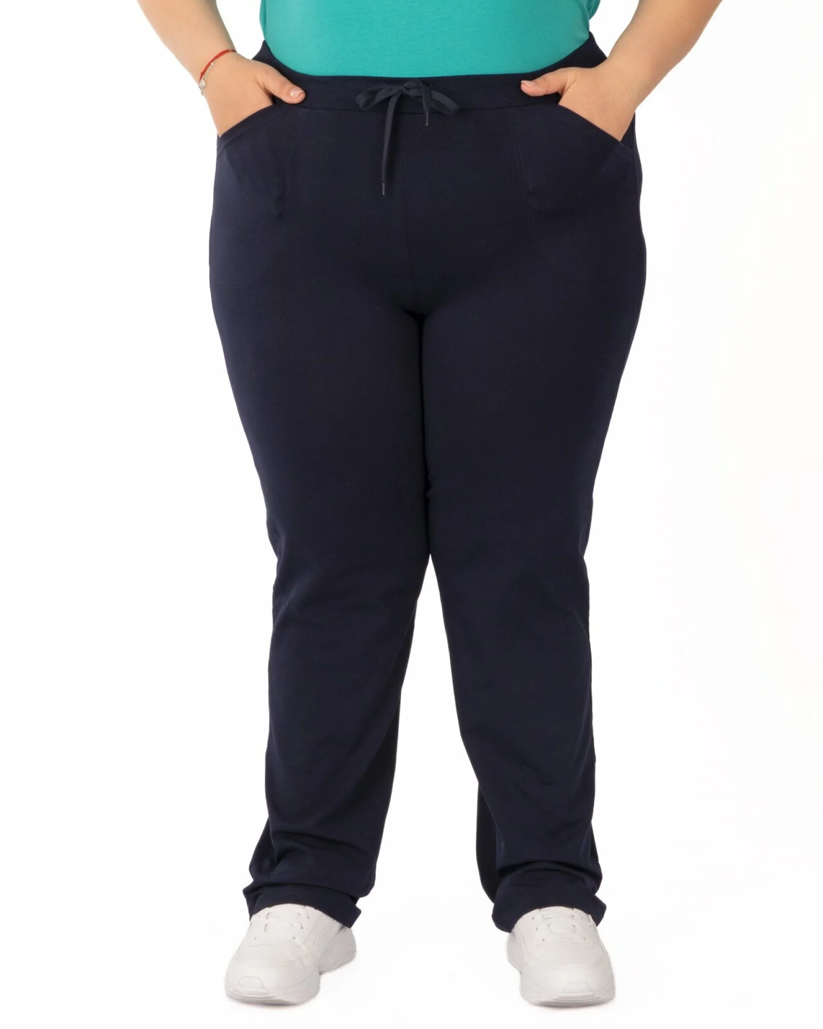 Pantaloni de trening damă mărimi mari bleumarin P.2026