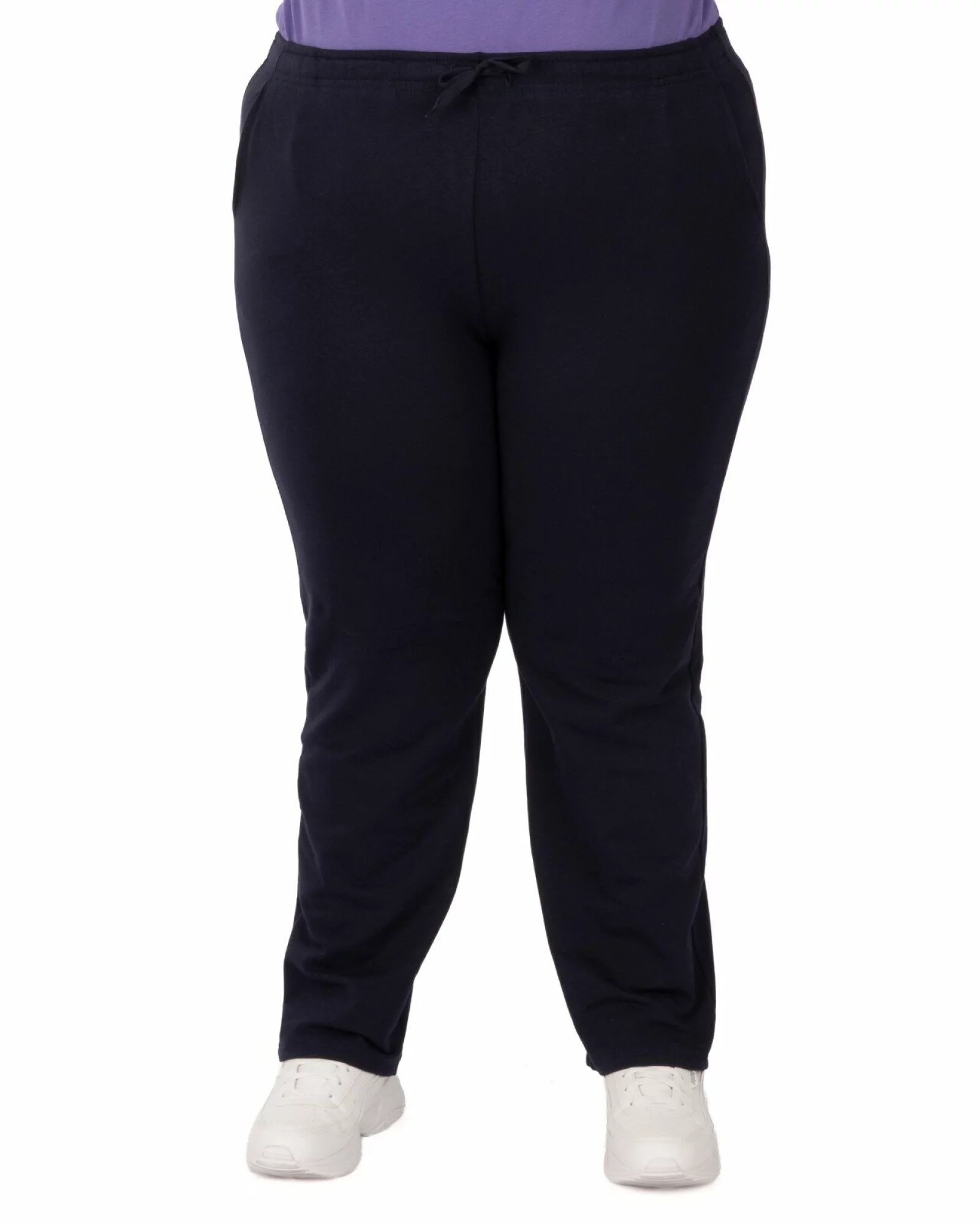 Pantaloni trening damă mărimi mari bleumarin P.2235