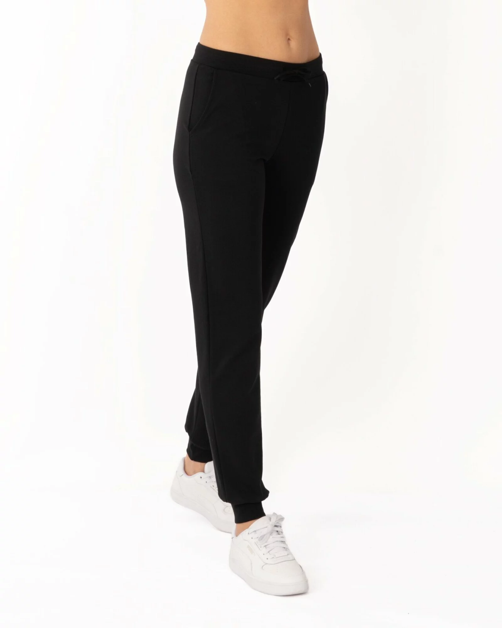 Pantaloni jogger damă negri P.2023