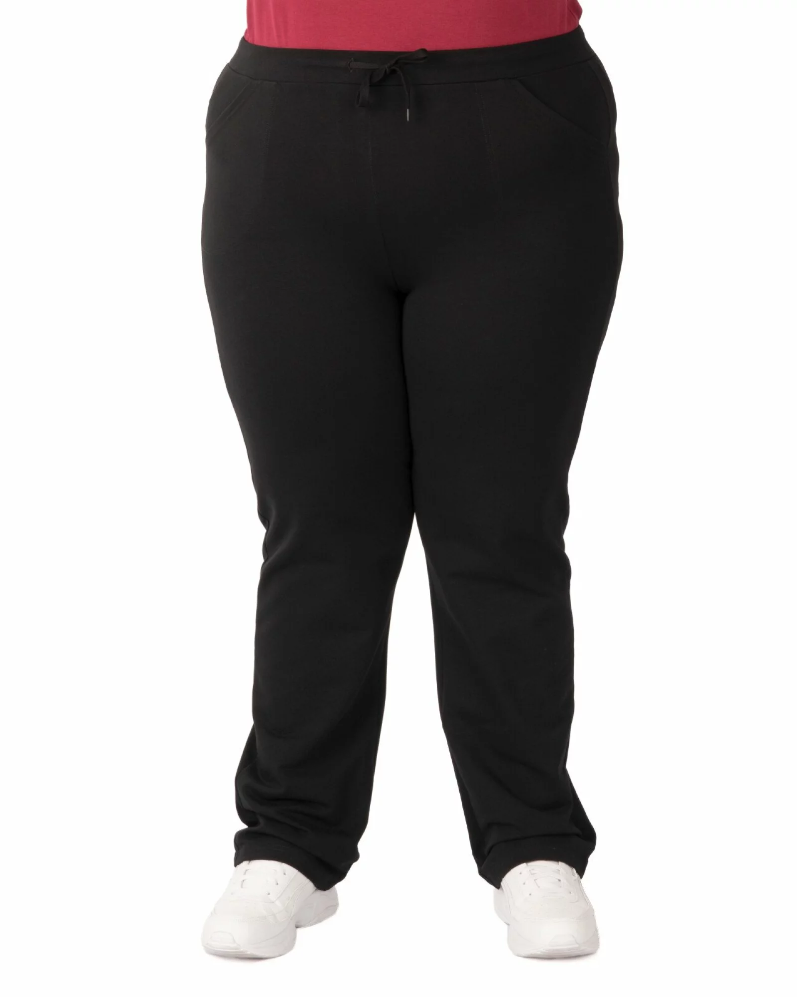 Pantaloni trening damă mărimi mari negri P.2026