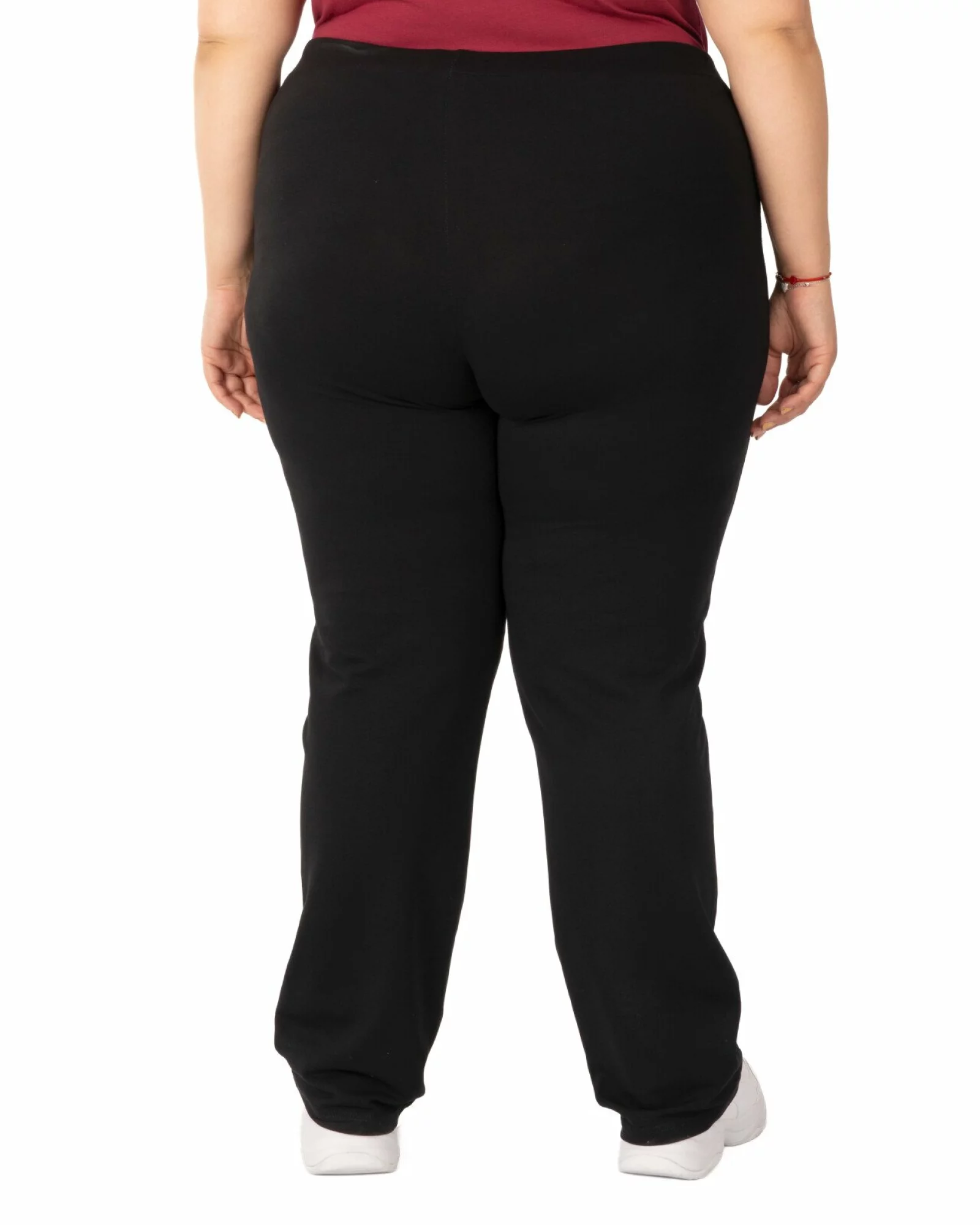 Pantaloni trening damă mărimi mari negri P.2026