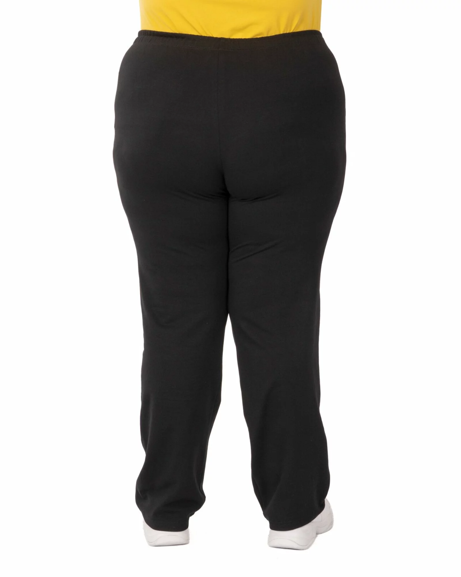 Pantaloni de trening damă mărimi mari negri P.2235