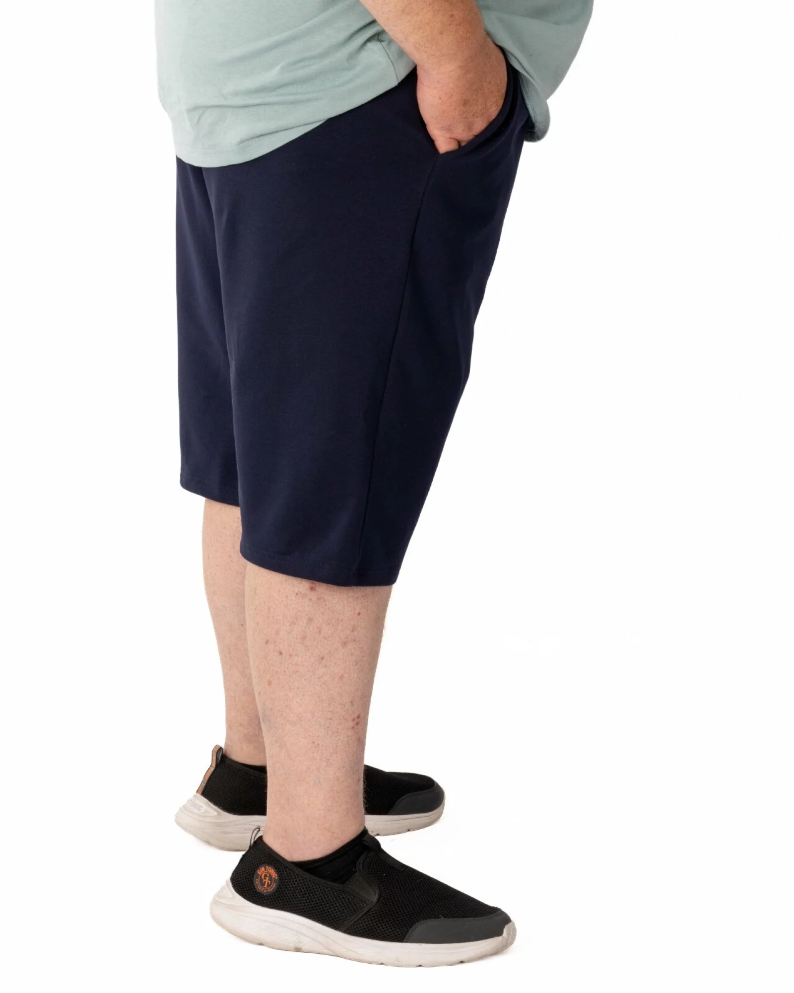 Pantaloni scurți bărbați mărimi mari bleumarin
