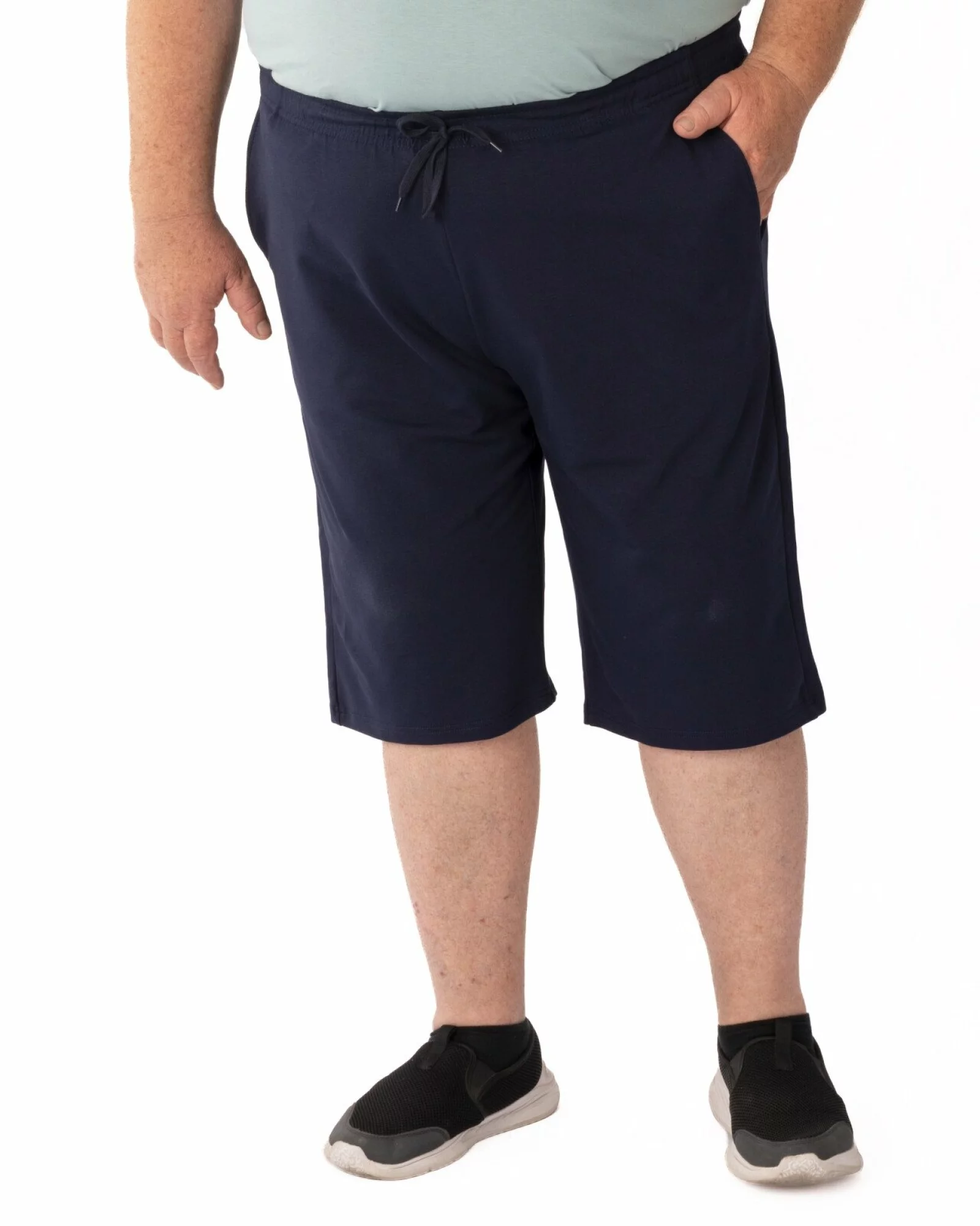 Pantaloni scurți bărbați mărimi mari bleumarin