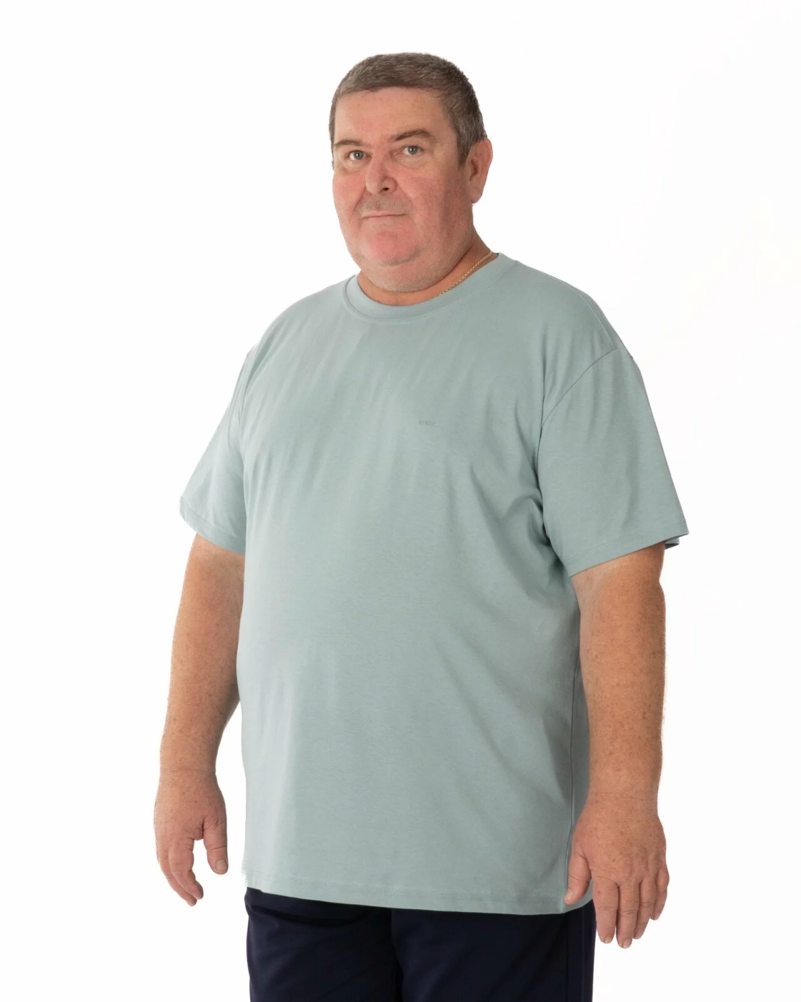 Tricou bărbați mărimi mari turcoaz