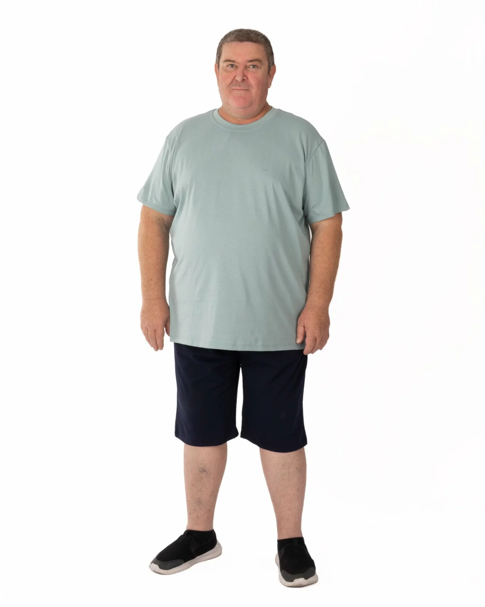 Tricou bărbați mărimi mari turcoaz