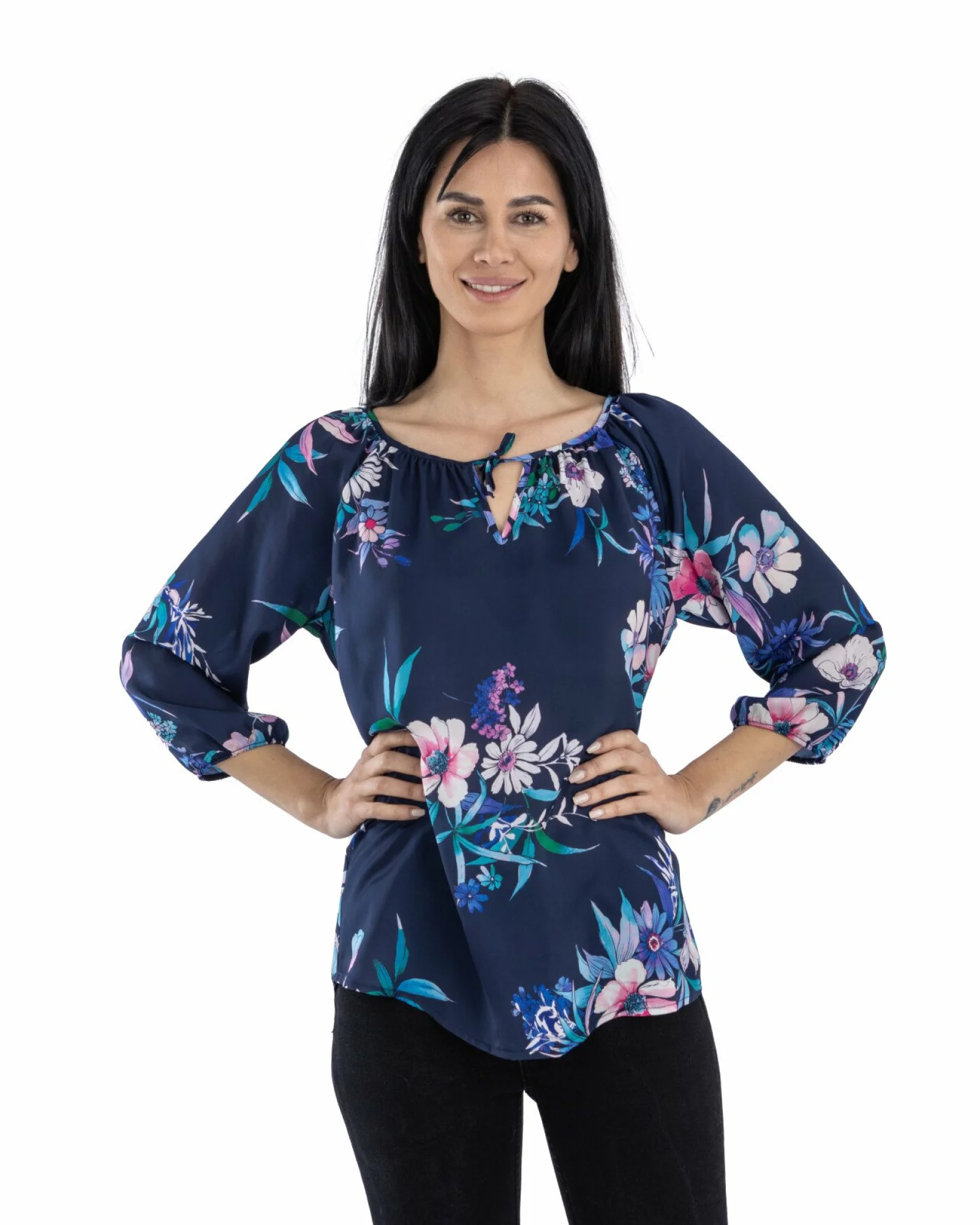 Bluza dama eleganta bleumarin V.2003.1