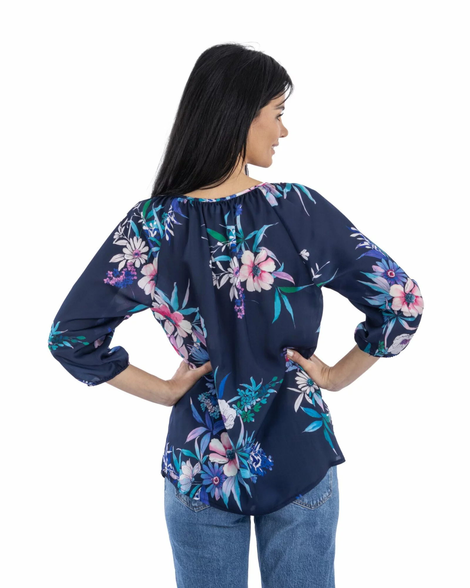 Bluza dama eleganta bleumarin V.2003.1