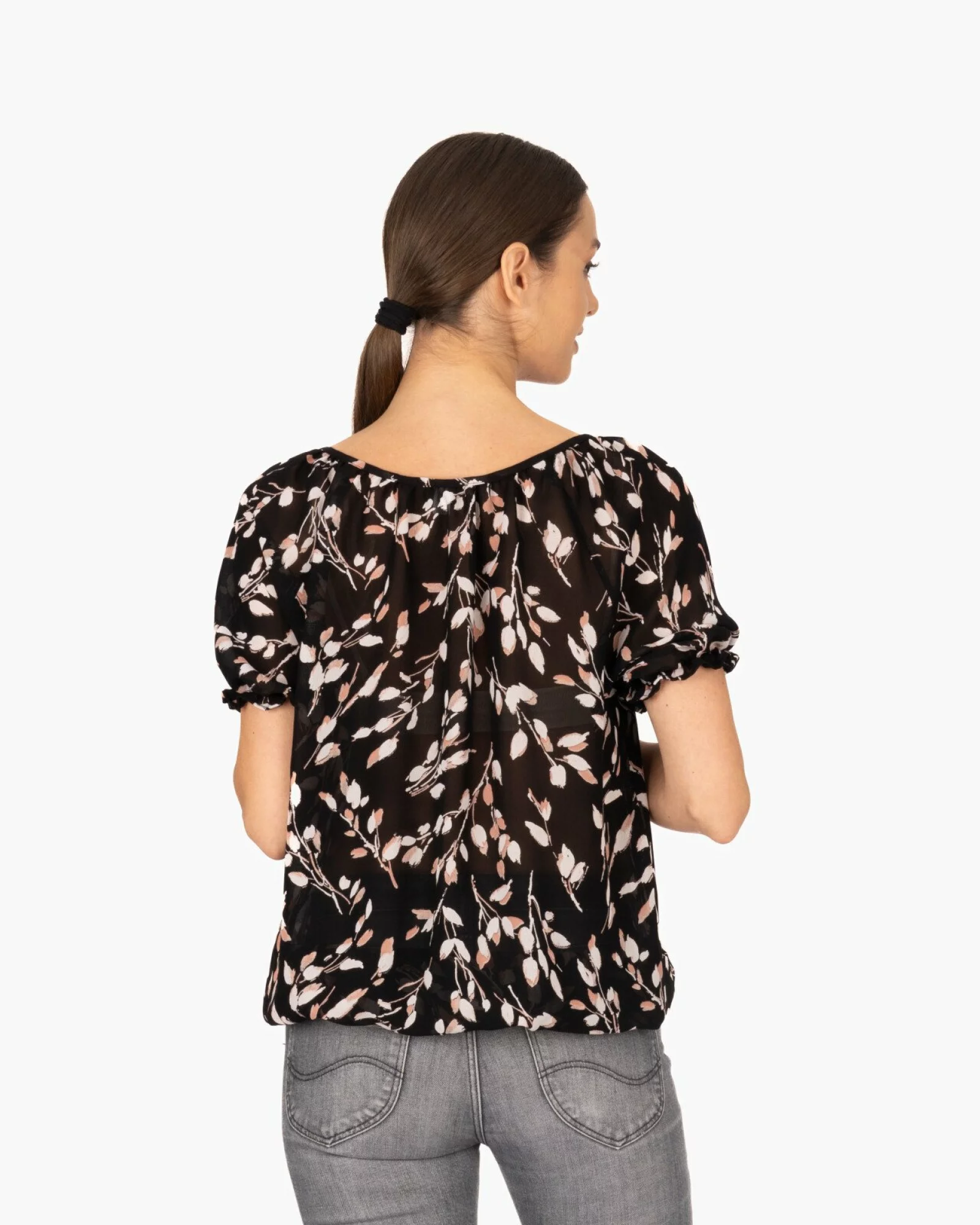 Bluza dama eleganta vascoza neagra V.2505.3