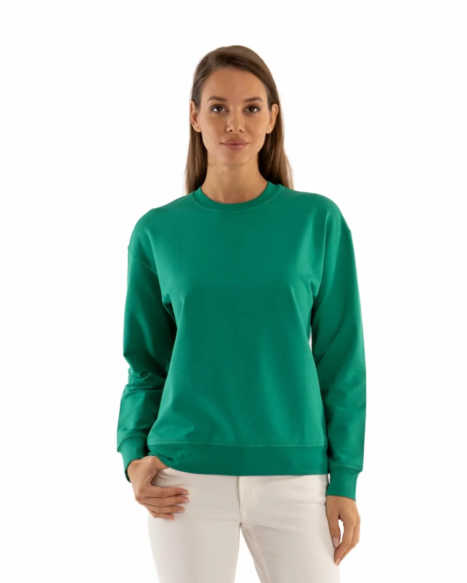 Hanorac dama verde, sweatshirt
