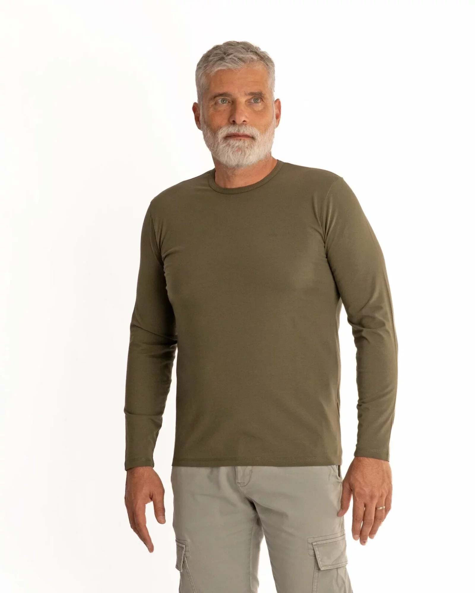 Bluză bărbați kaki B.4006