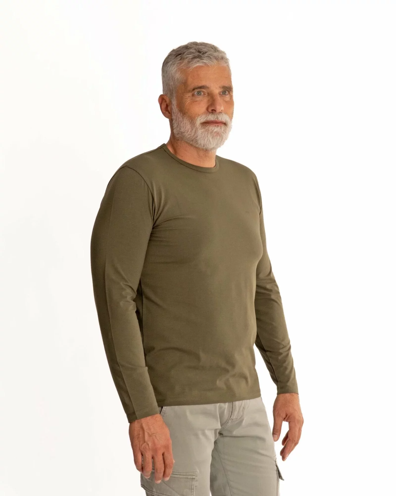 Bluză bărbați kaki B.4006