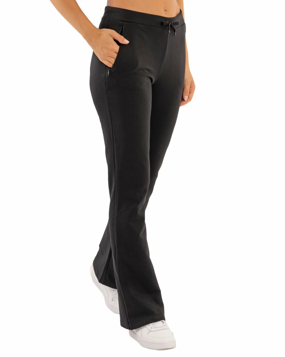 Pantaloni evazati dama, model bootcut P.2258